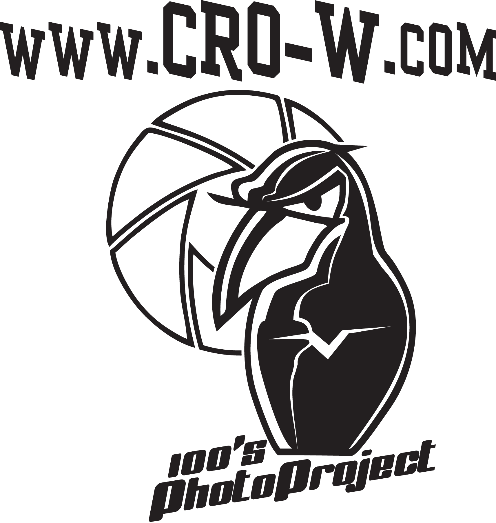 100S-Crow-Photo-Project-Logo-Vector