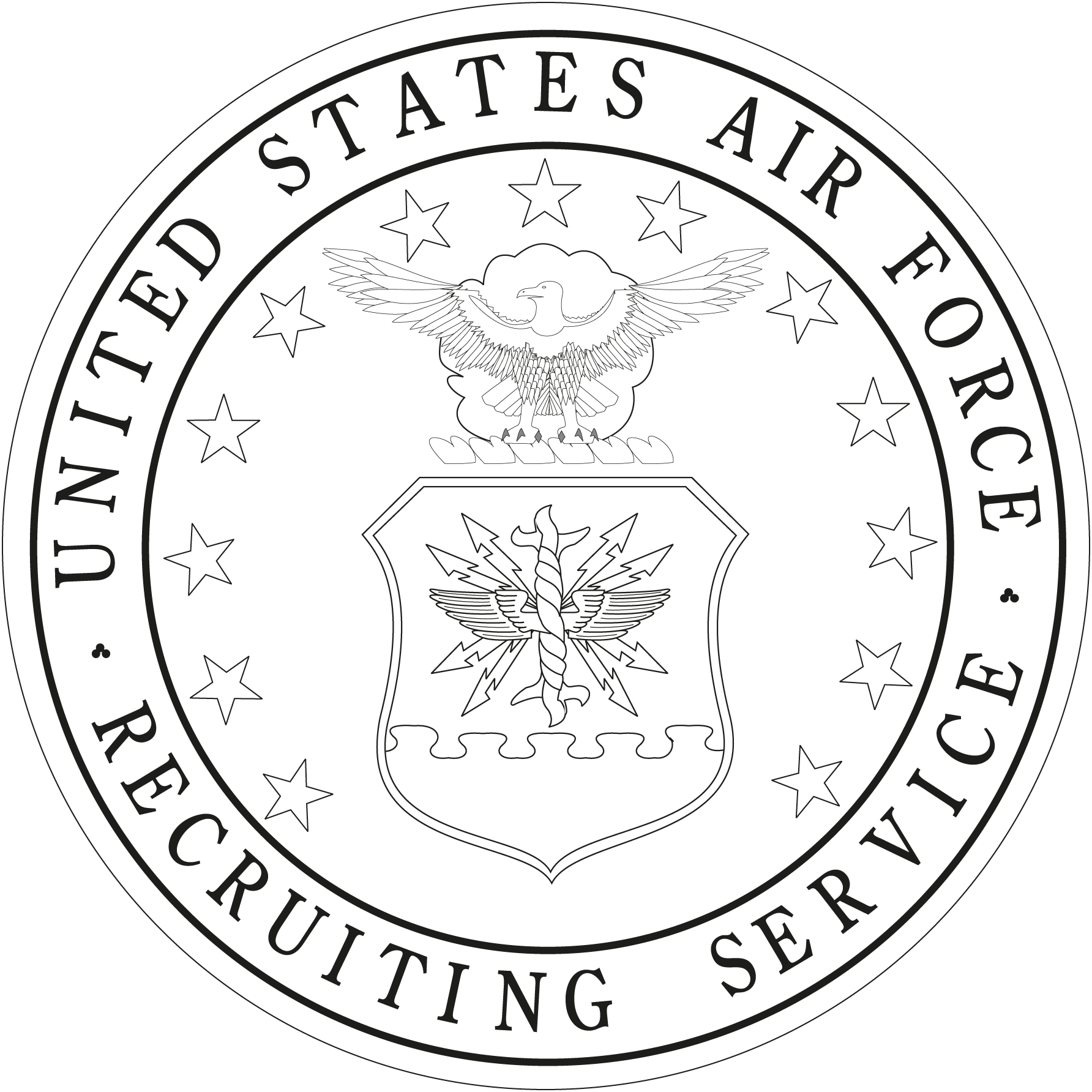 AIR-FORCE-SERVICE-CREST-Logo-Vector