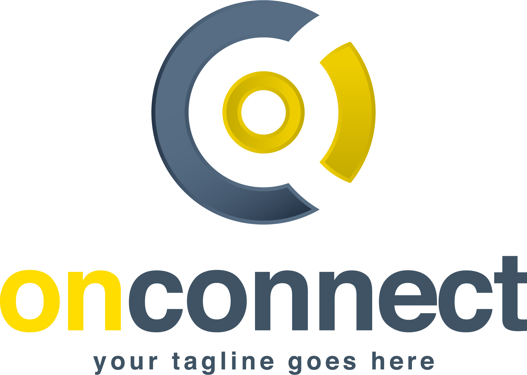 Abstract-on-connect-Logo-Vector