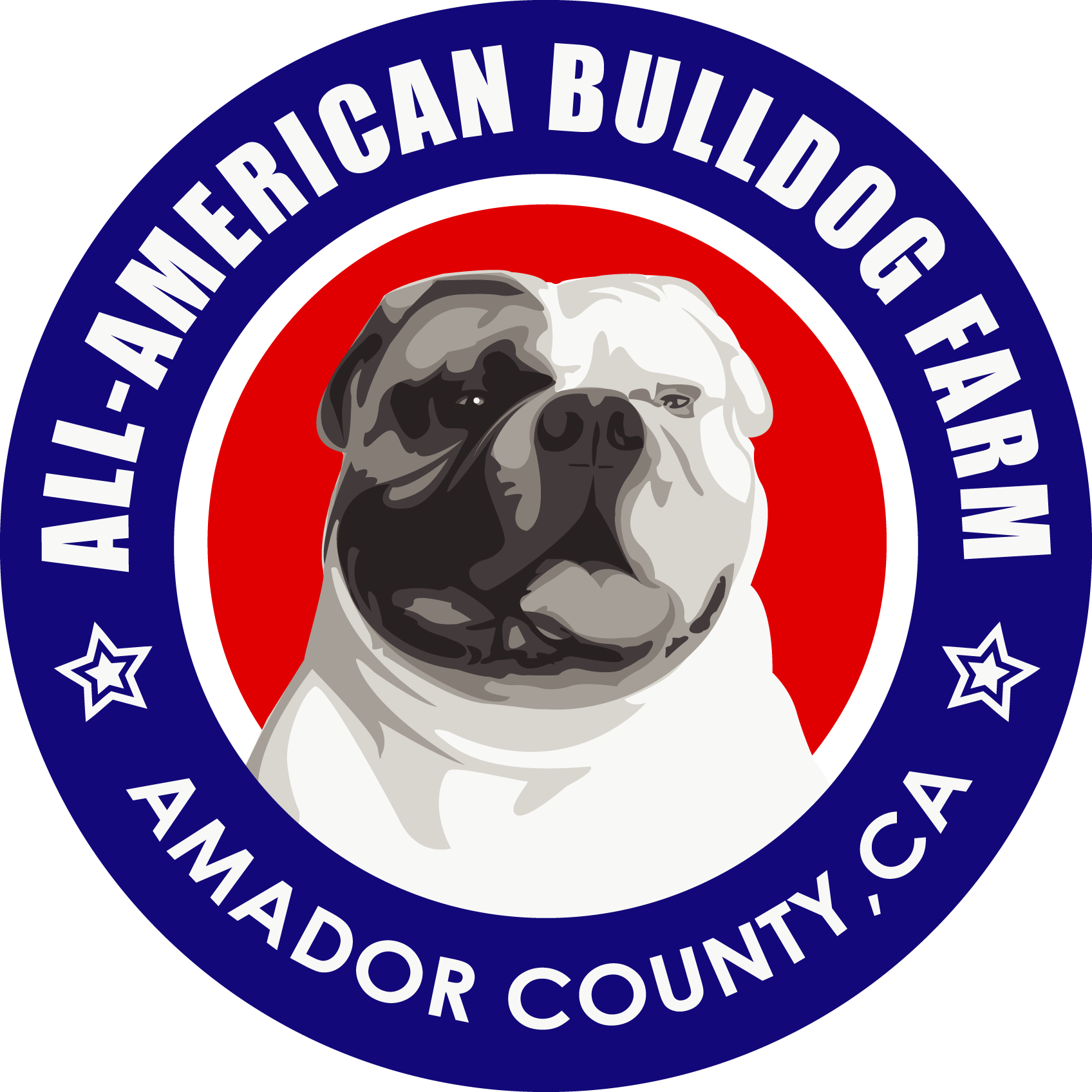 All-American-Bulldog-Farm-Logo-Vector