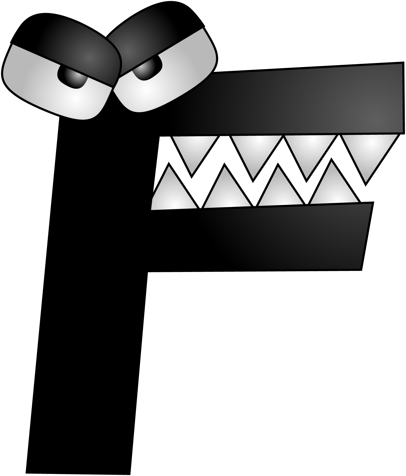 Alphabet-Lore-Letter-F-Logo-Vector