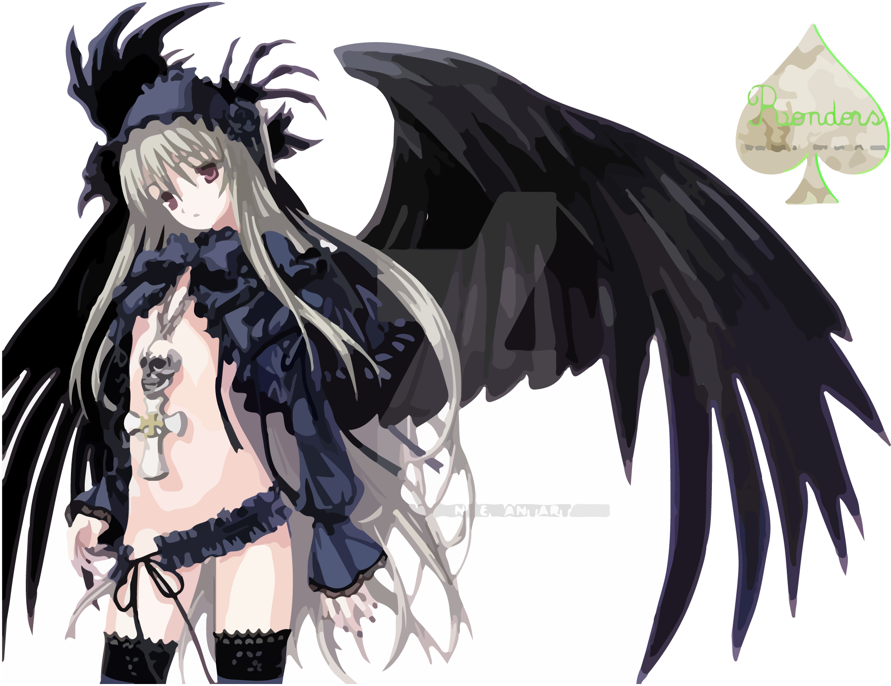 Angel-drawing--Anime-PNG-Vector-Logo-Vector