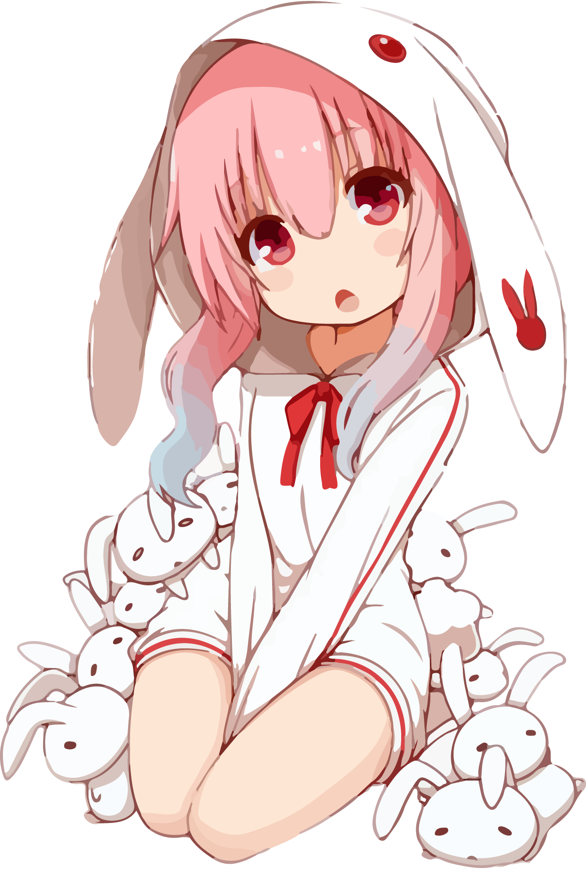 Anime-Girl-Kawii-PNG-Vector-Logo-Vector