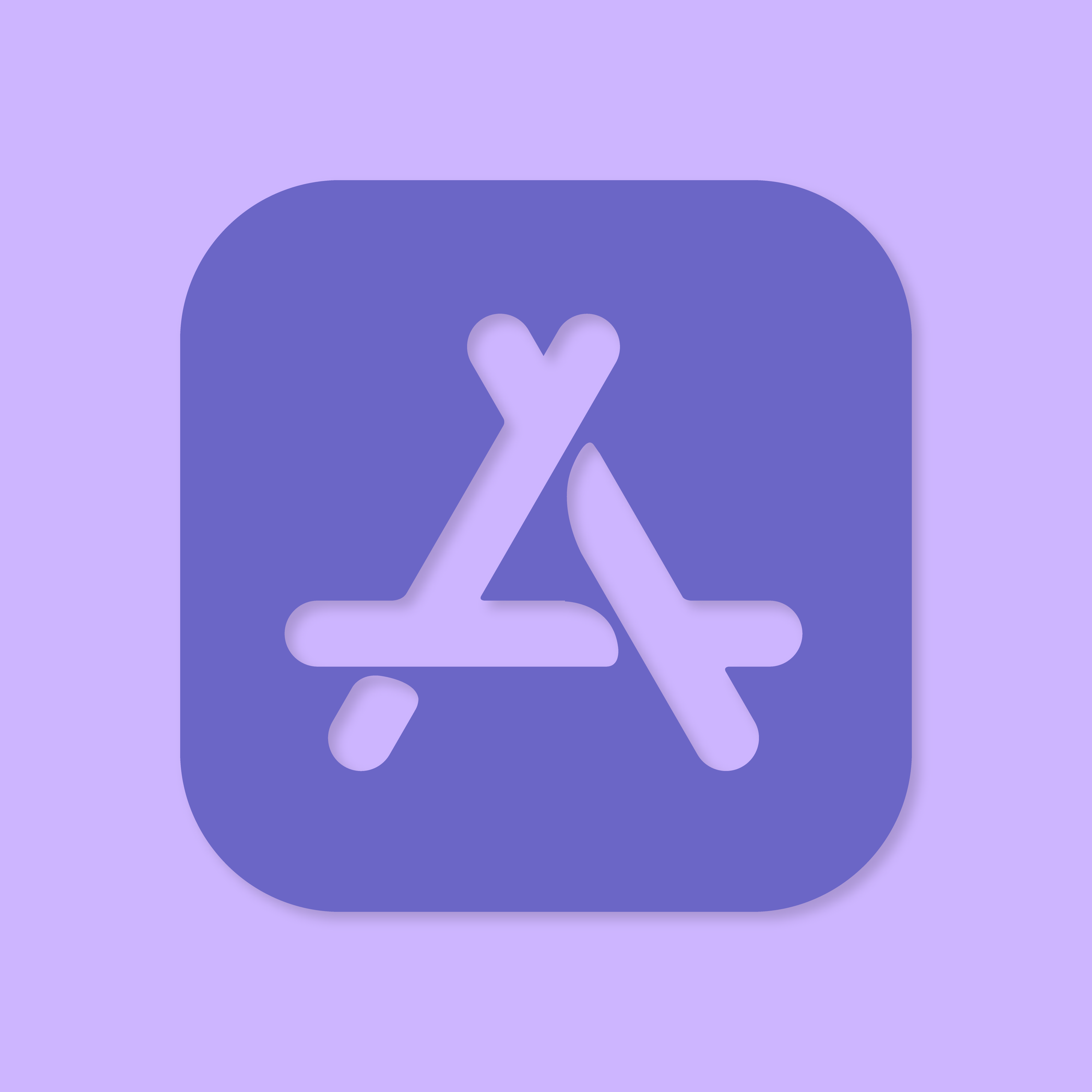Apple-Store-Aesthetic-Icon-Lilac-Vector