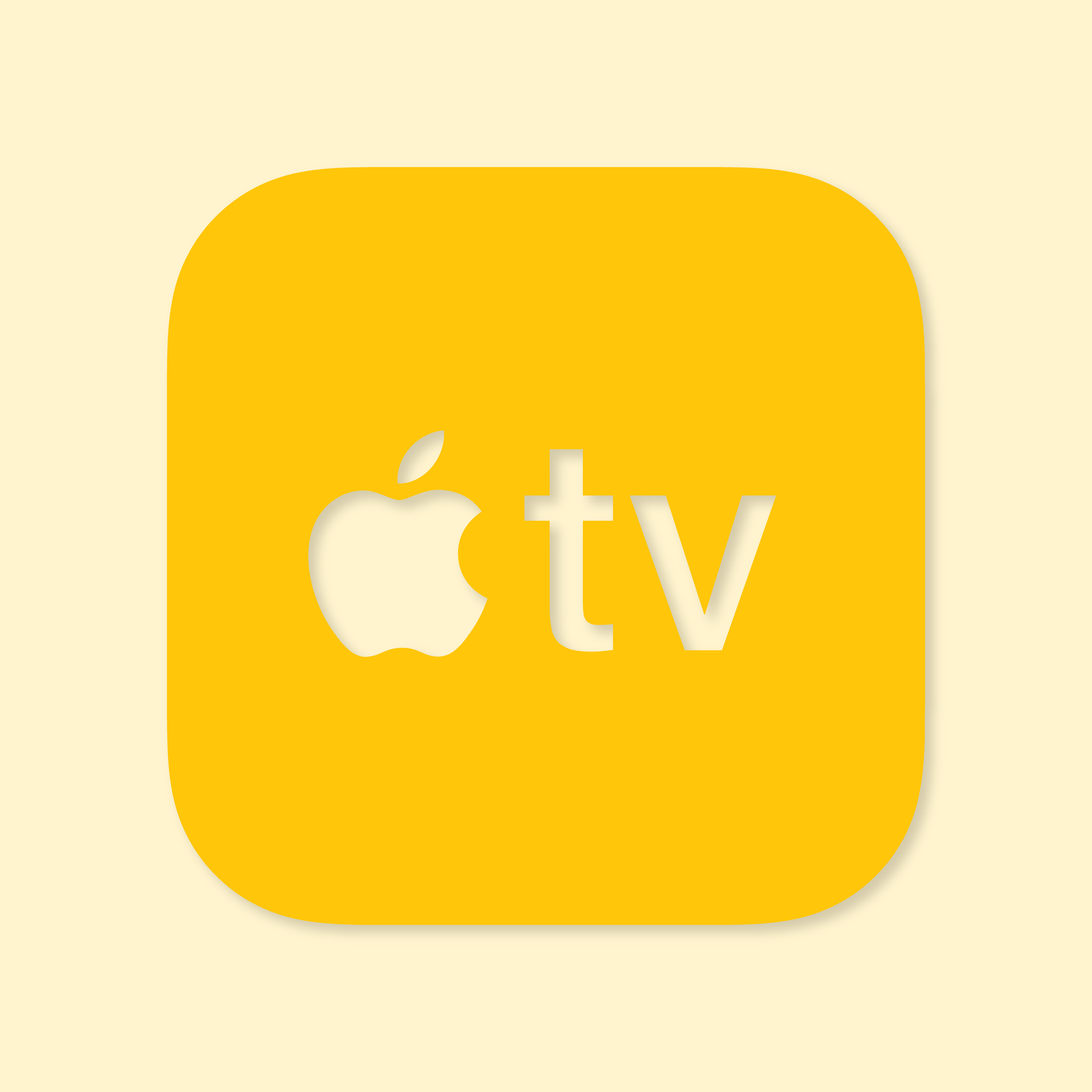 Apple-TV-Aesthetic-Icon-Yellow-Vector