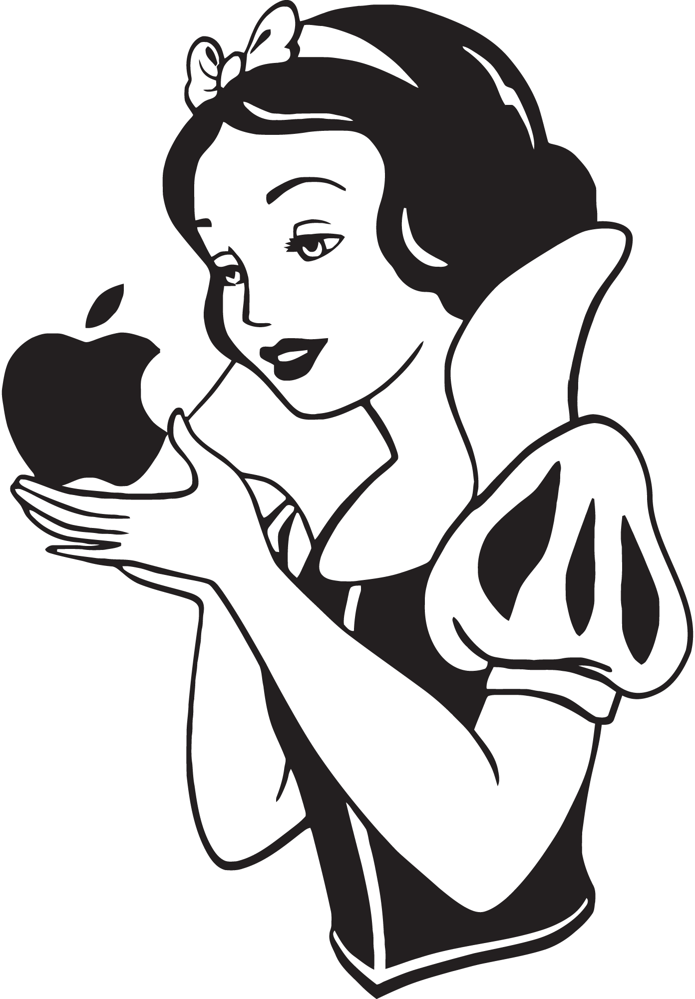 Apple-and-Snow-White-Logo-Vector