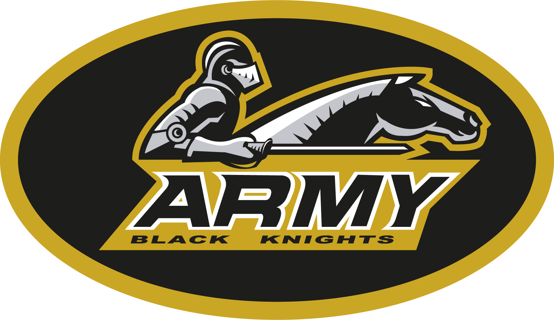 Army-Black-Knights-old-Logo-Vector
