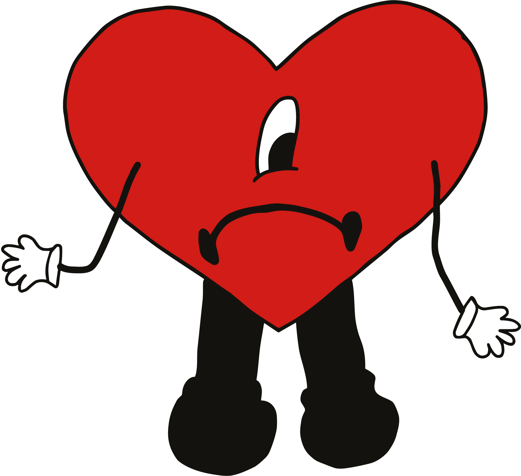 Bad-Bunny-Heart-Logo-Vector