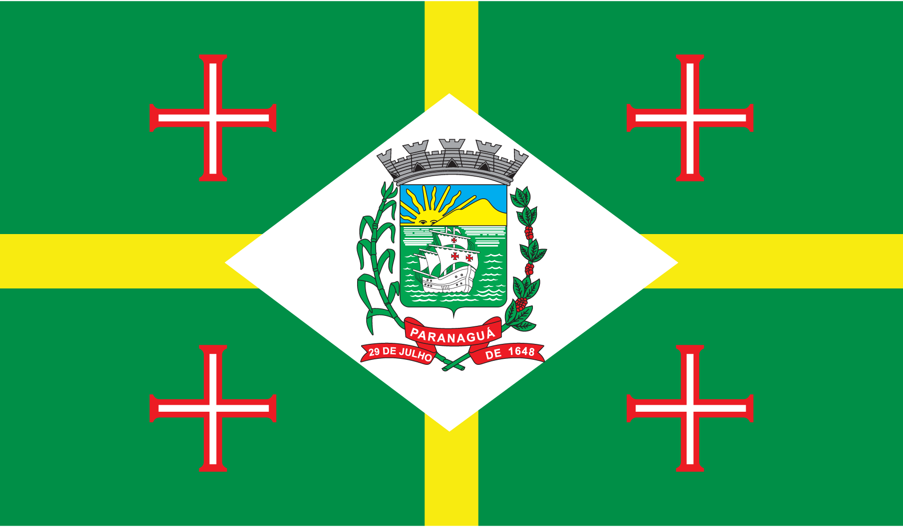 Bandeira-de-Paranaguá---PR-Logo-Vector