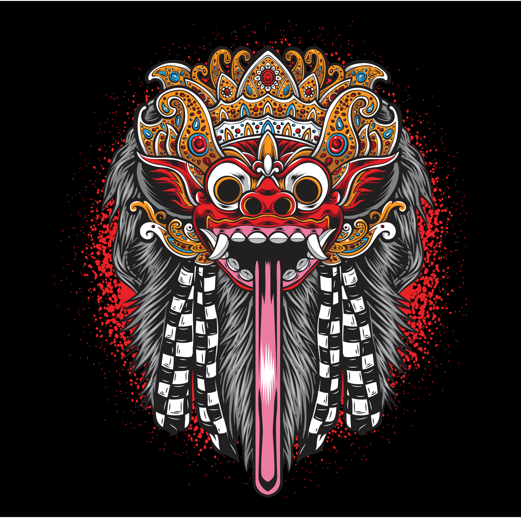 Barong-Bali-Logo-Vector