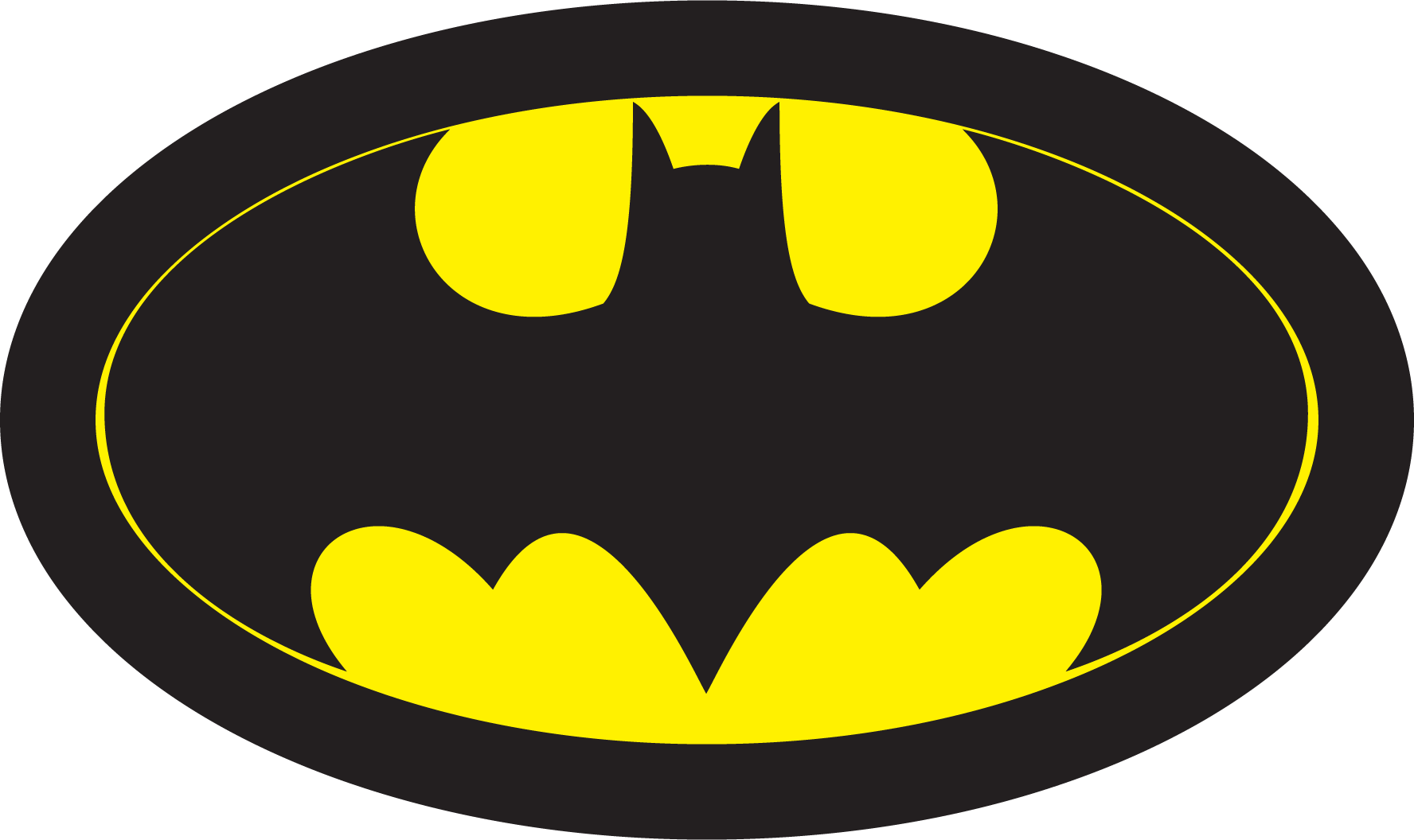 Batman--Black-and-Yellow-Logo-Vector