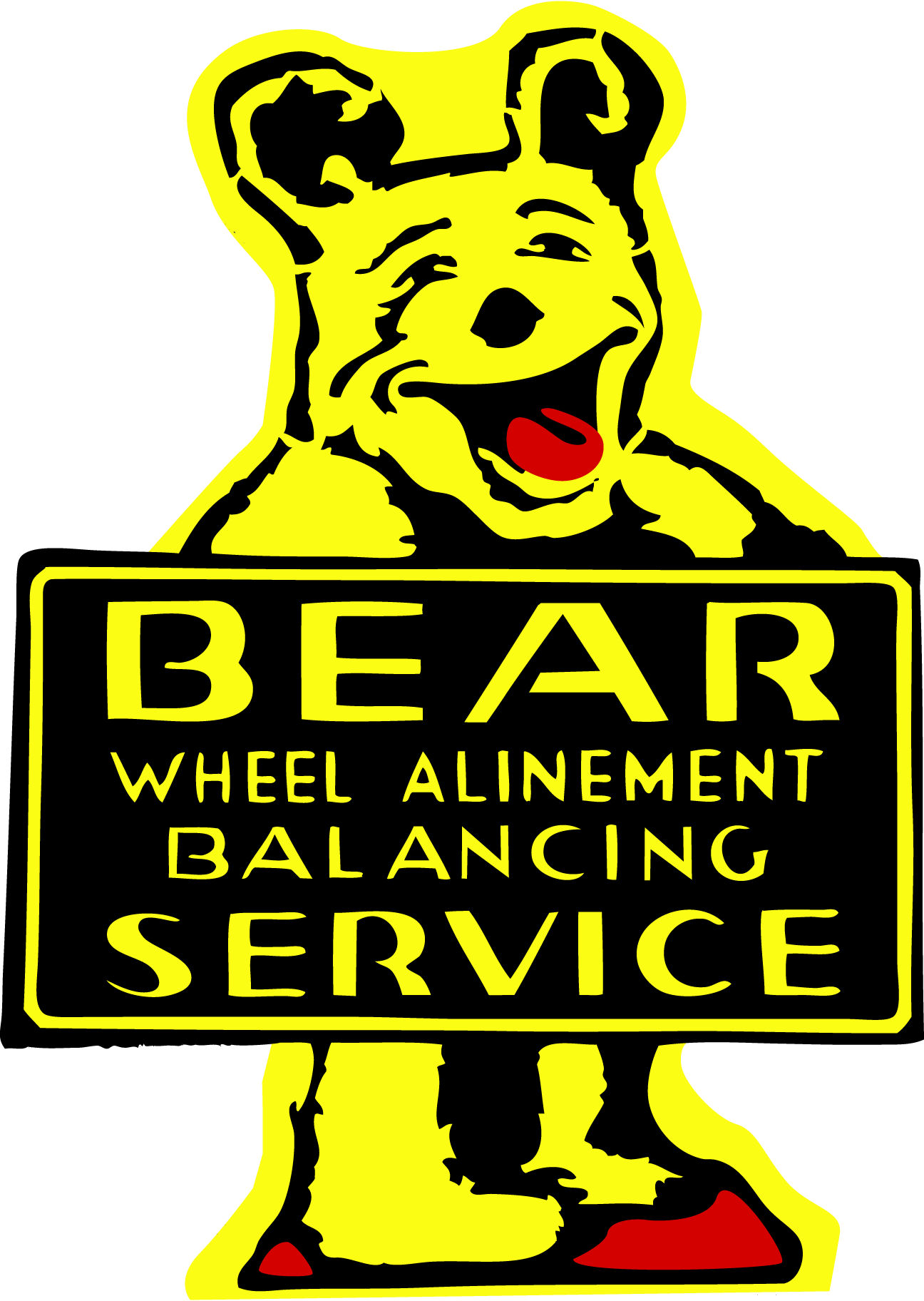 Bear-Wheel-Alignment-Logo-Vector