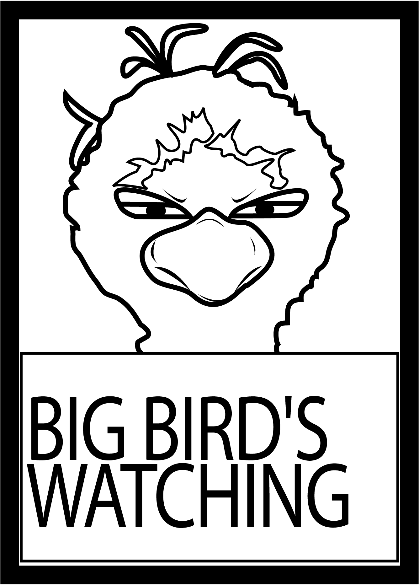 Big-Bird's-Watching-You-Logo-Vector