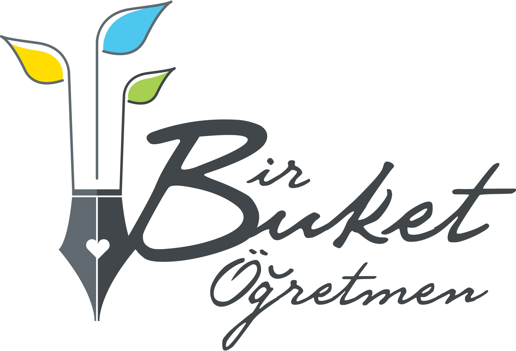 Bir-Buket-Öğretmen-Logo-Vector