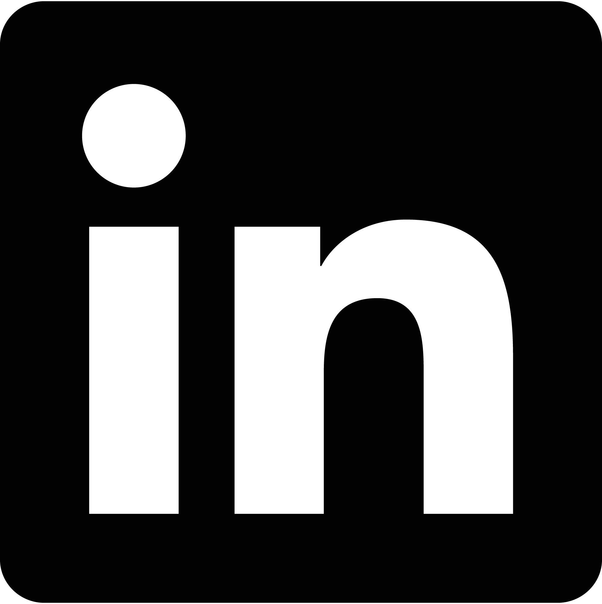Black-Linkedin-Icon-Vector
