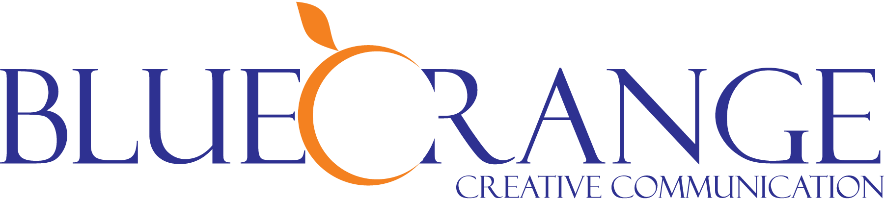 Blue-Orange-Creative-Communication-Logo-Vector