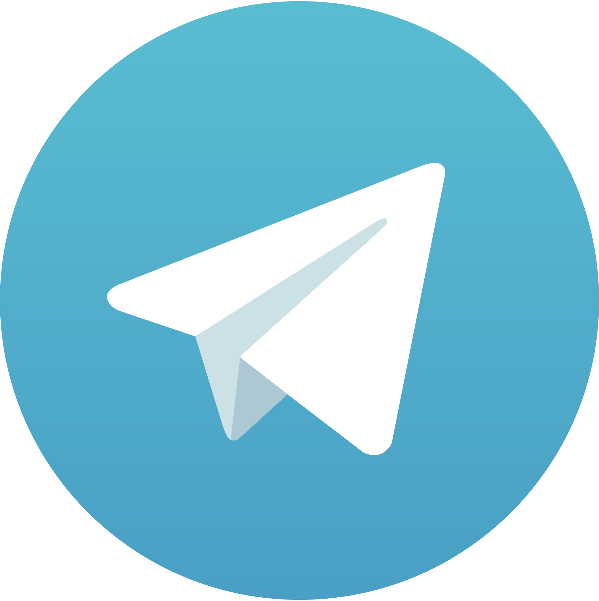 Blue-Telegram-Icon-Vector