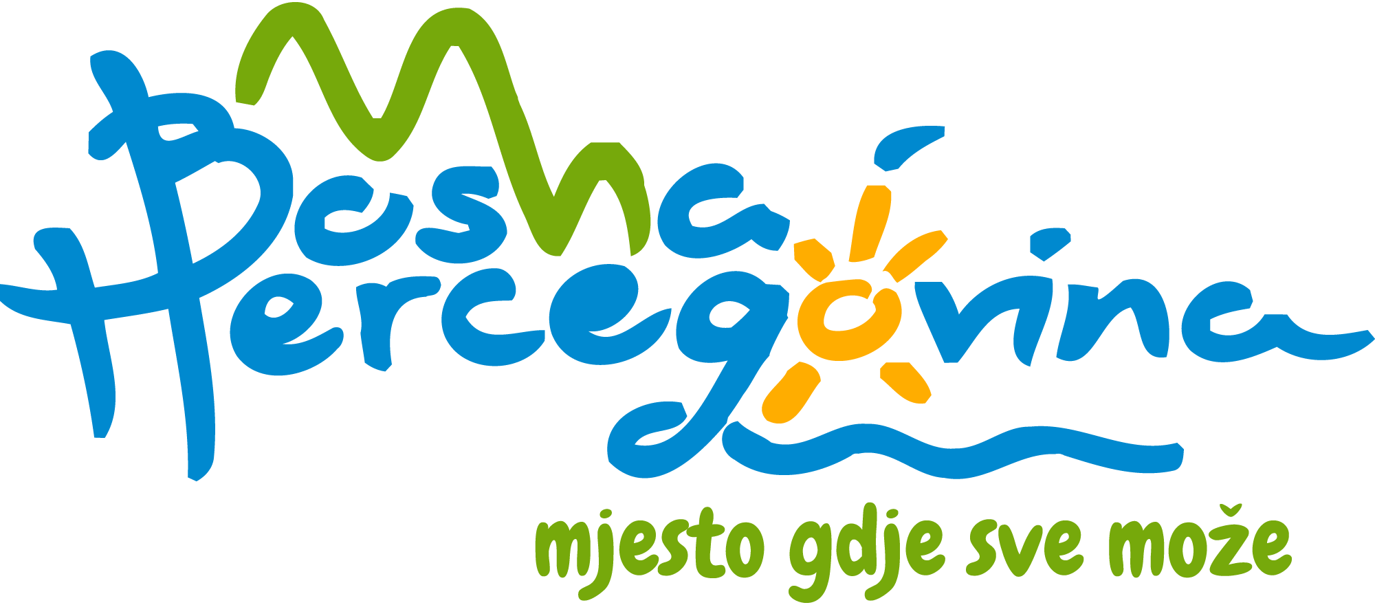 Bosnia-Tourist-Slogan-Logo-Vector