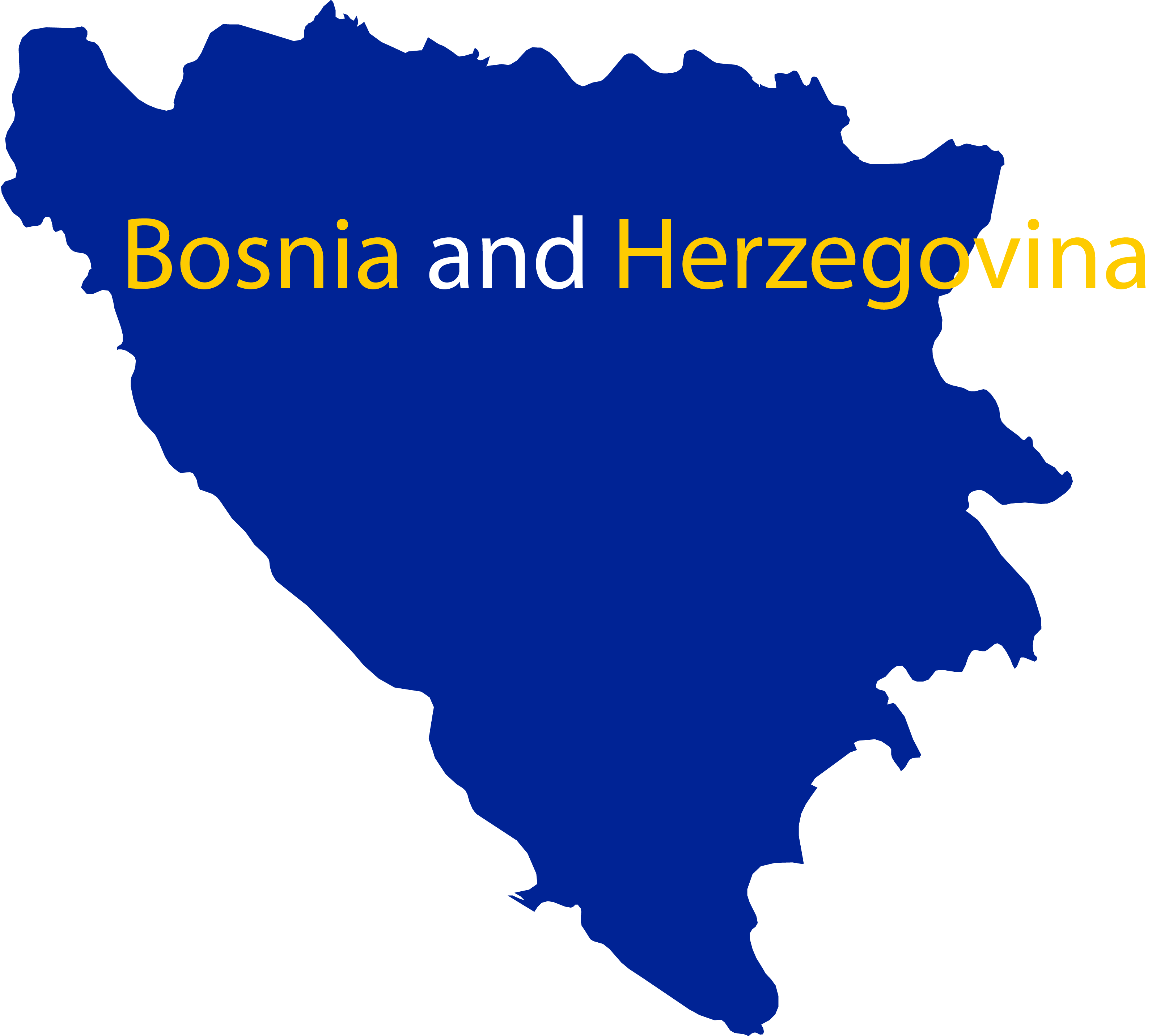 Bosnia-and-Herzegovina-Map-Vector