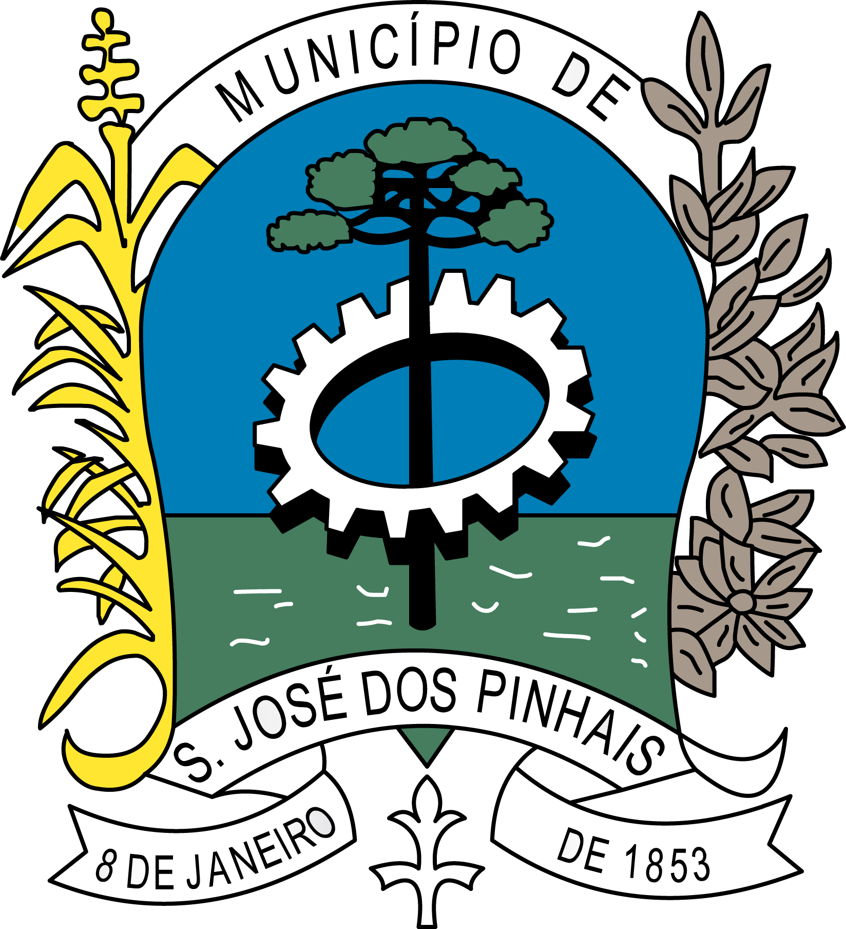 Brasao-Do-Municipio-De-Sao-Jose-Dos-Pinhais-Pr-Logo-Vector