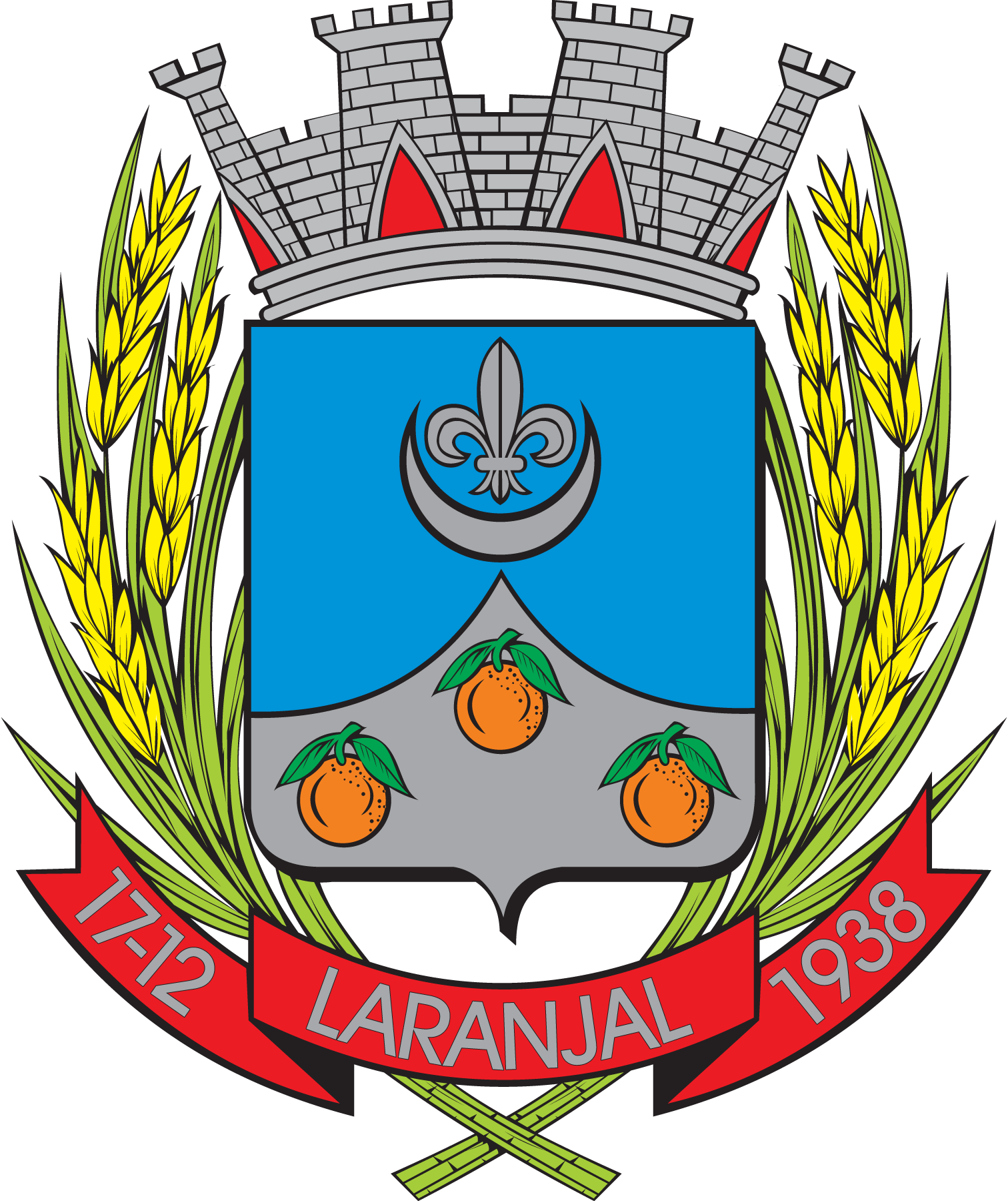 Brasão-Município-de-Laranjal---Minas-Gerais-Logo-Vector