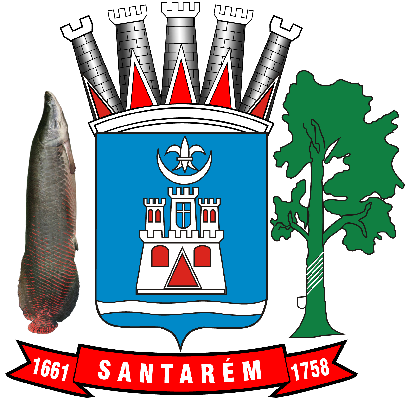 Brasão-de-Santarém-Logo-Vector