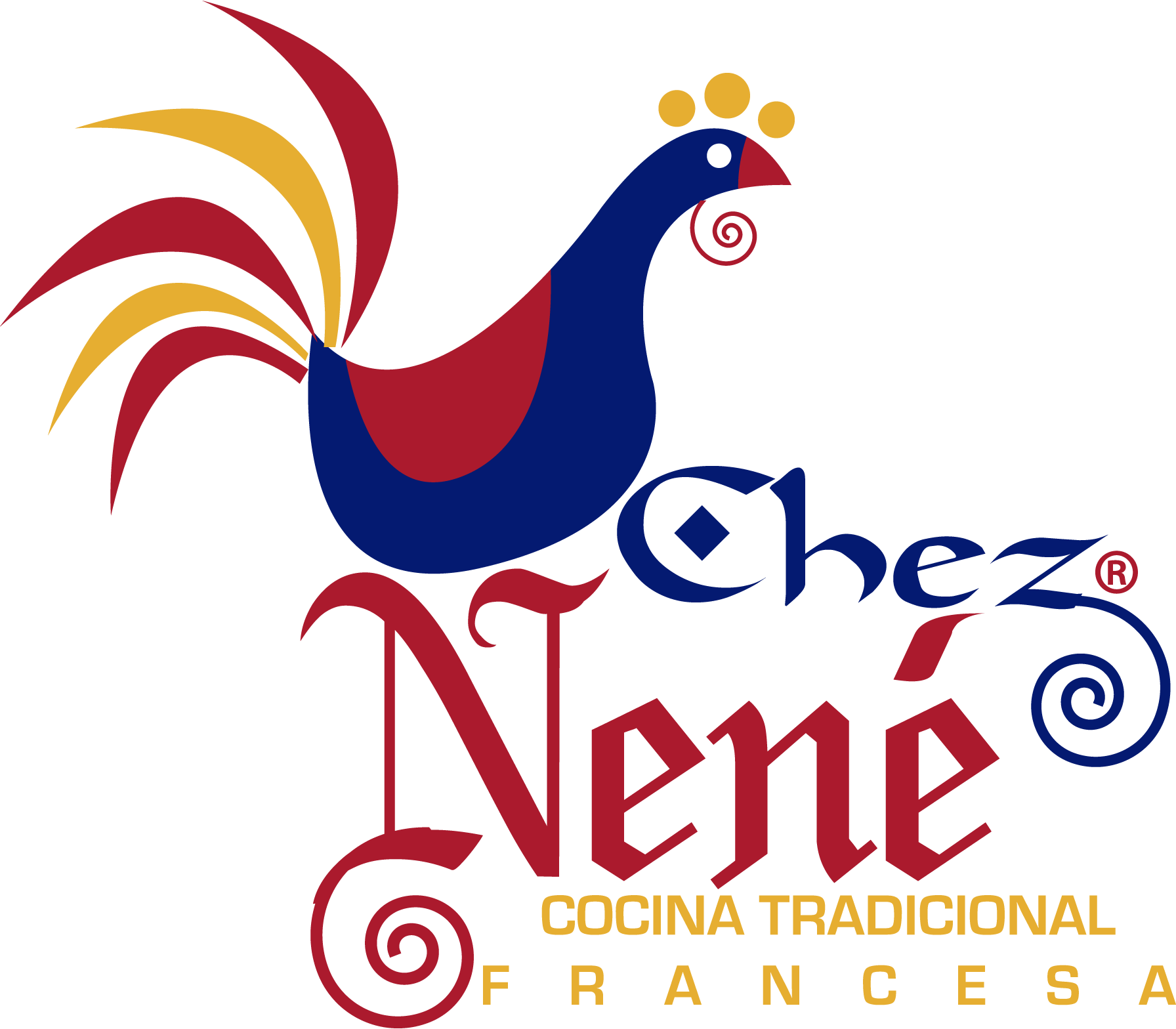 CHEZ-NENЙ-cocina-tradicional-francesa-Logo-Vector