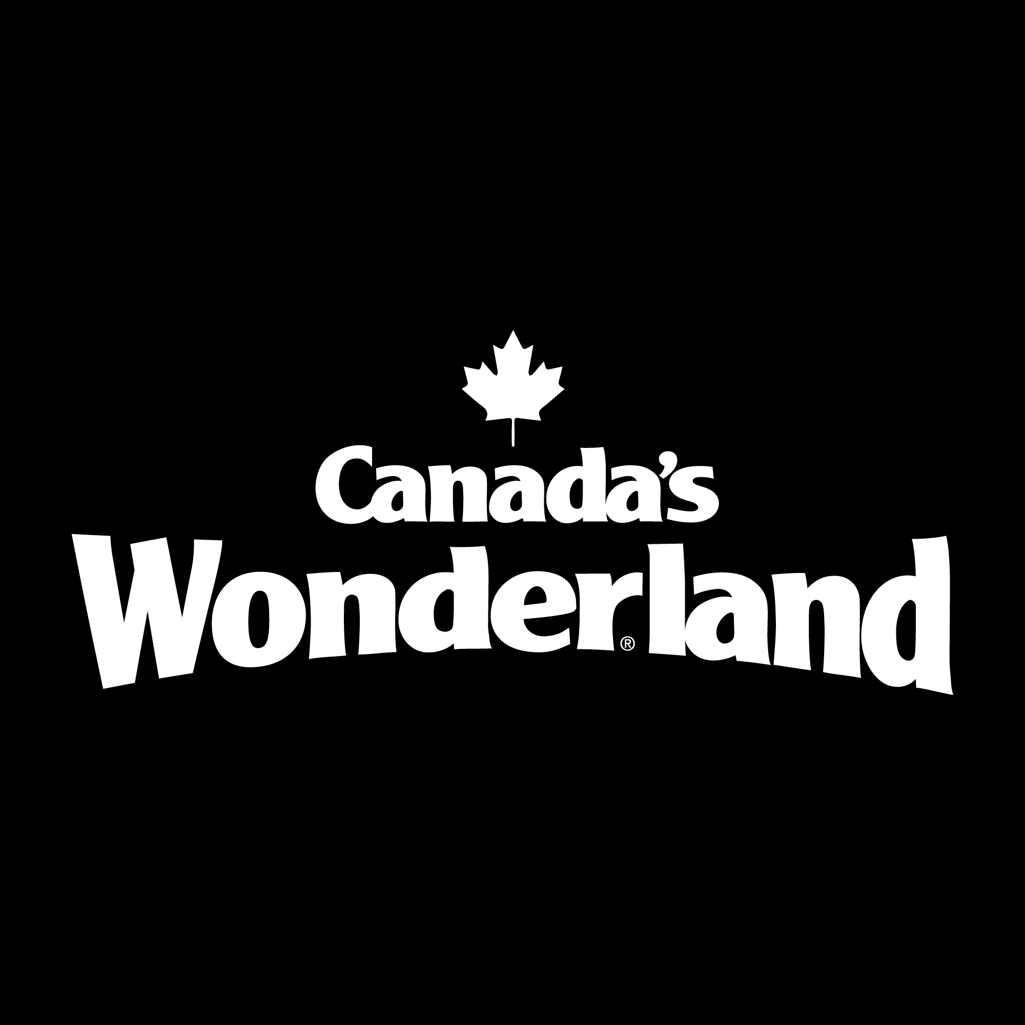 Canada's-Wonderland-white-Logo-Vector