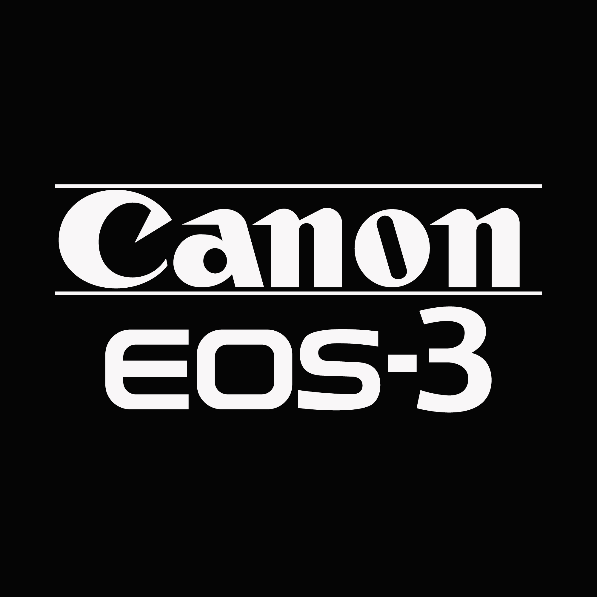 Canon-EOS-3-white-Logo-Vector