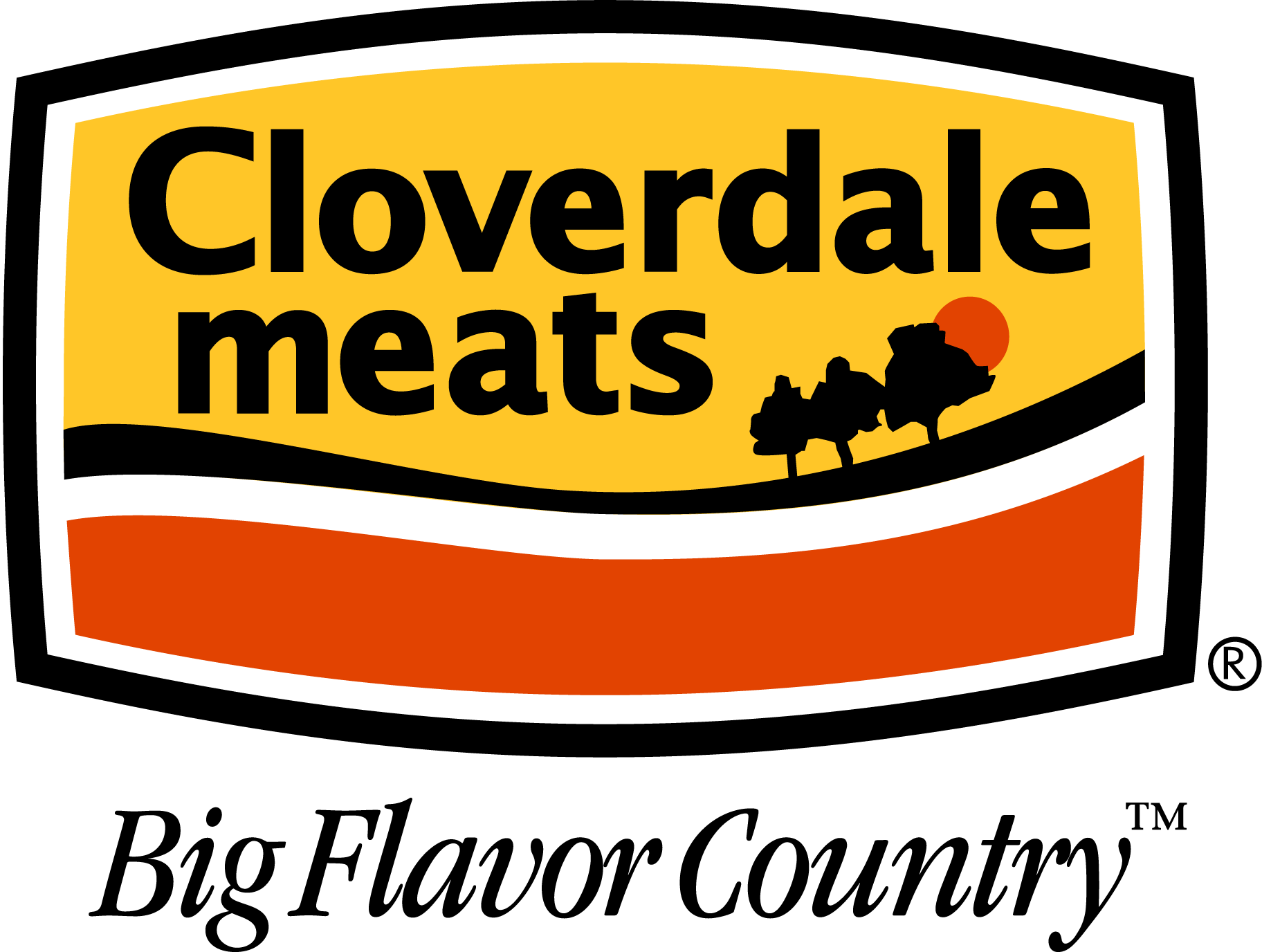 Cloverdale-Meats-Big-Flavor-Country-Logo-Vector
