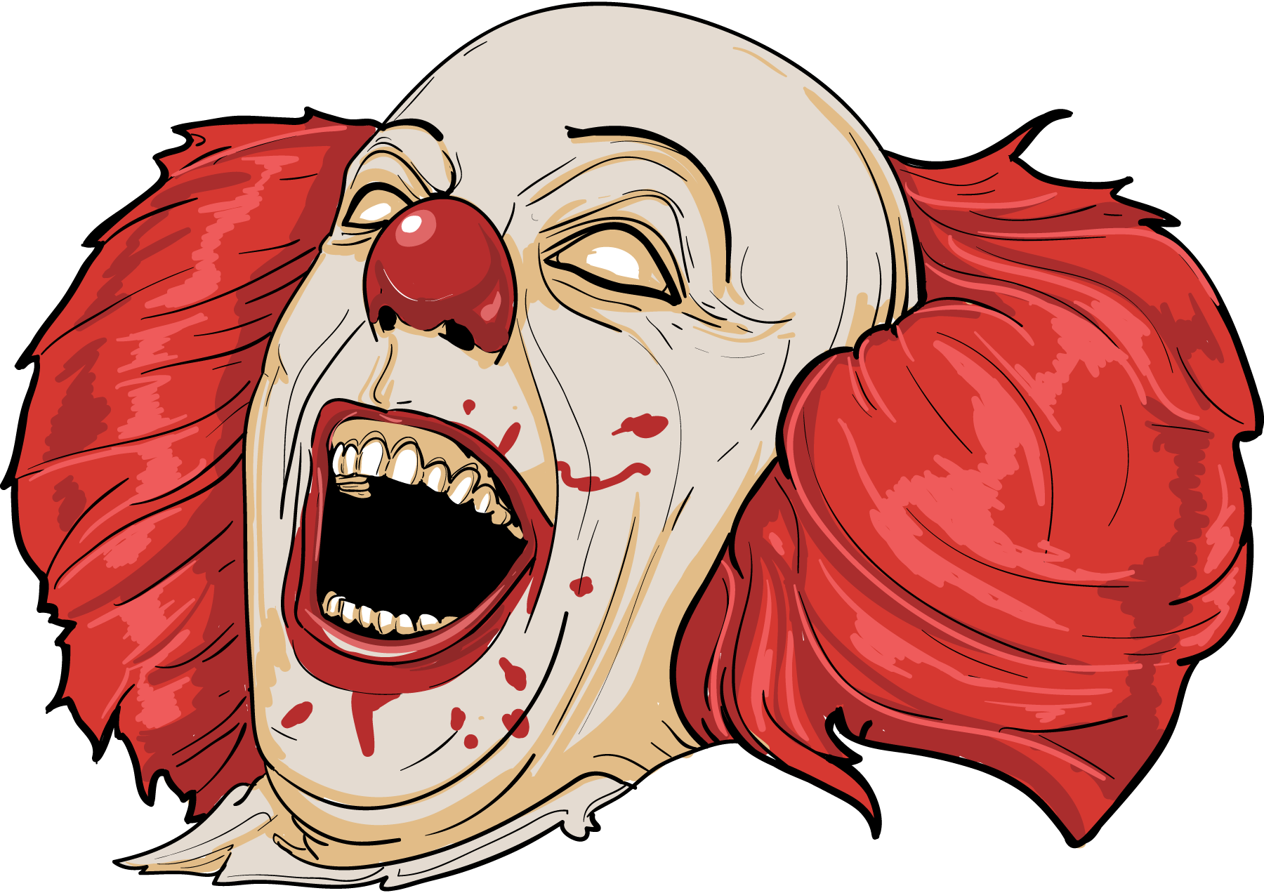Clown-evil-Logo-Vector