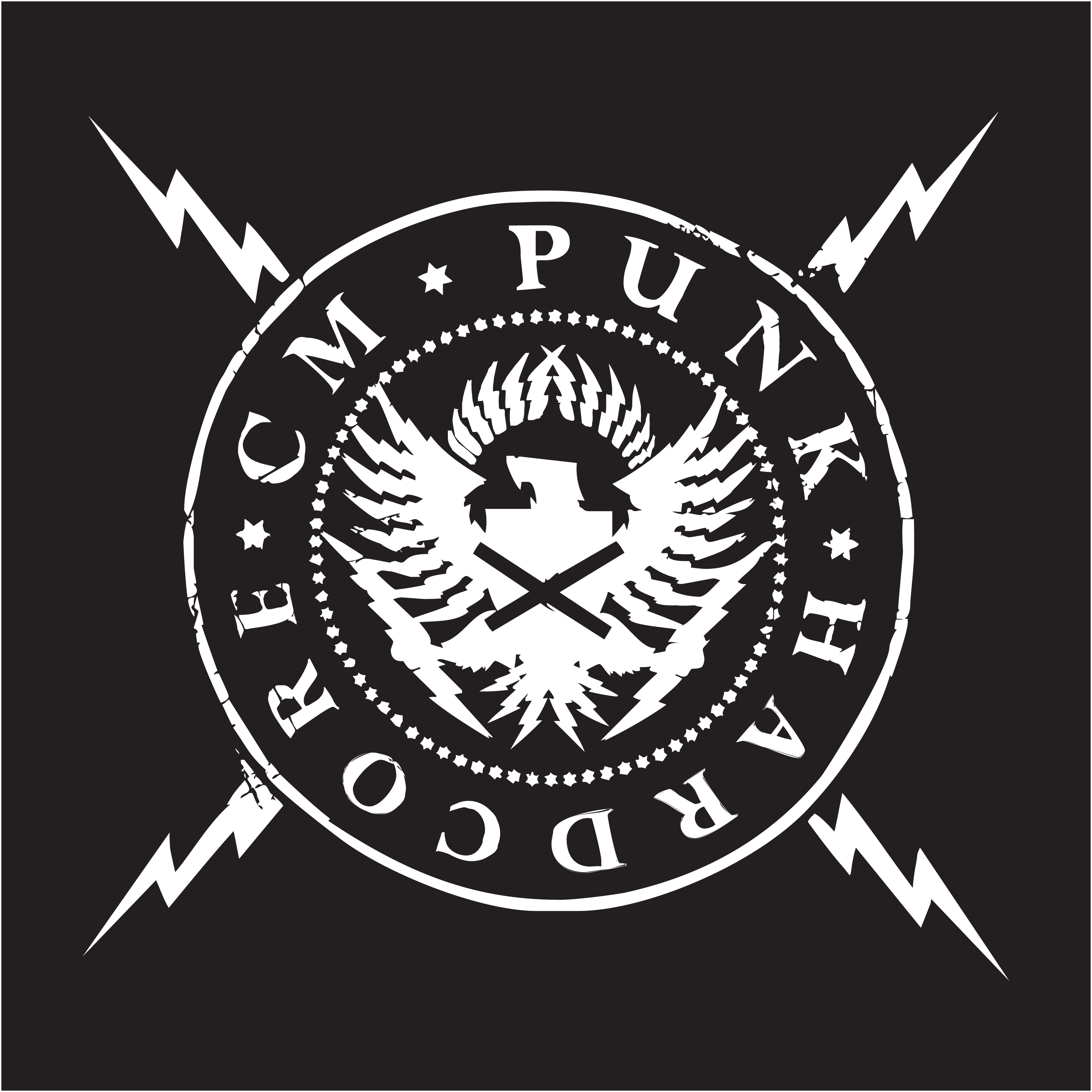 Cm-Punk-Hardcore-Logo-Vector