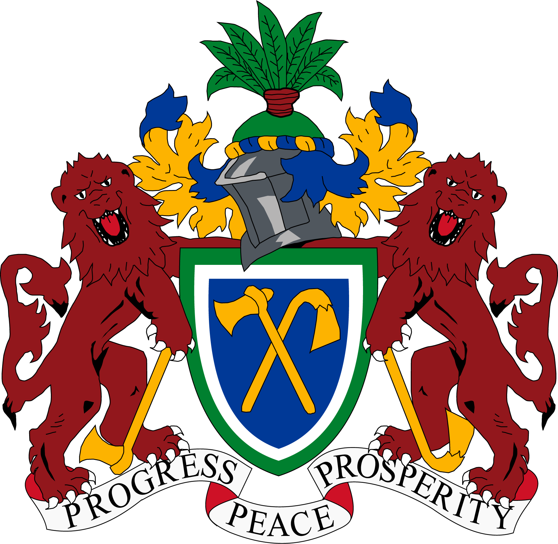 Coat-Of-Arms-Of-Gambia-Logo-Vector