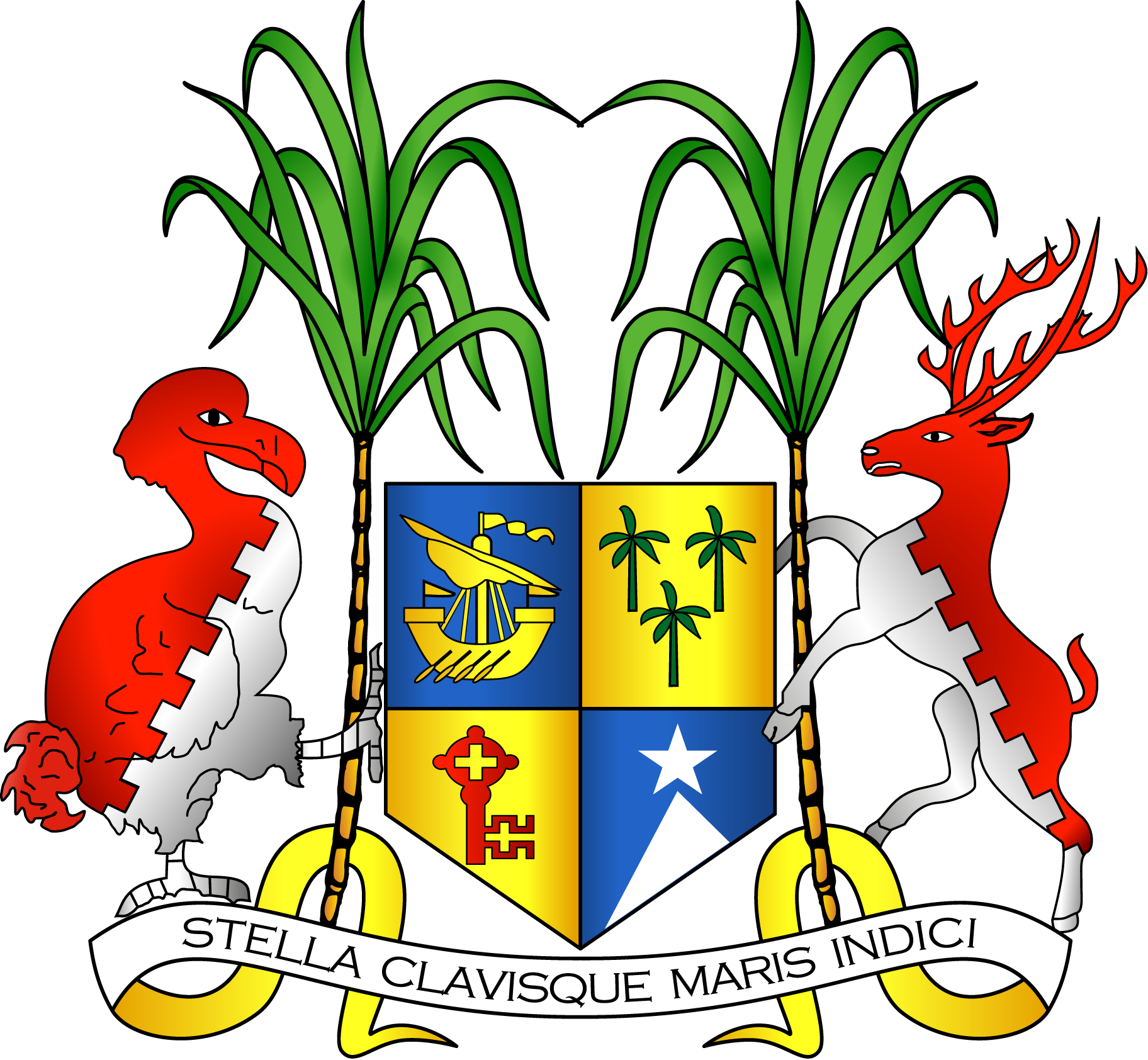Coat-Of-Arms-Of-Mauritius-Logo-Vector