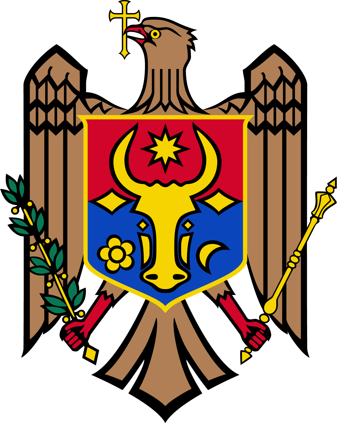 Coat-Of-Arms-Of-Moldova-Logo-Vector
