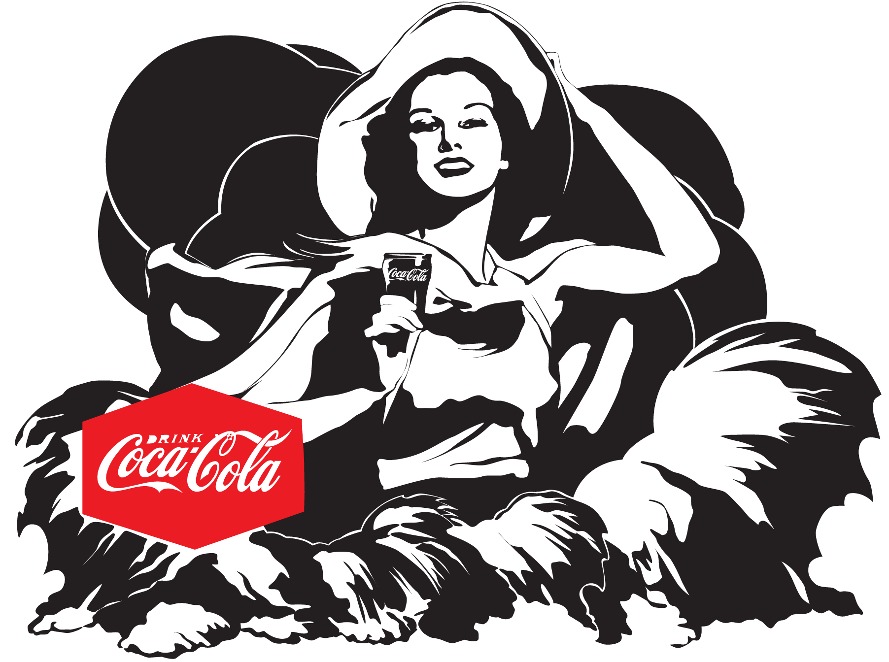 Coca-Cola-Lady-Ad-Logo-Vector
