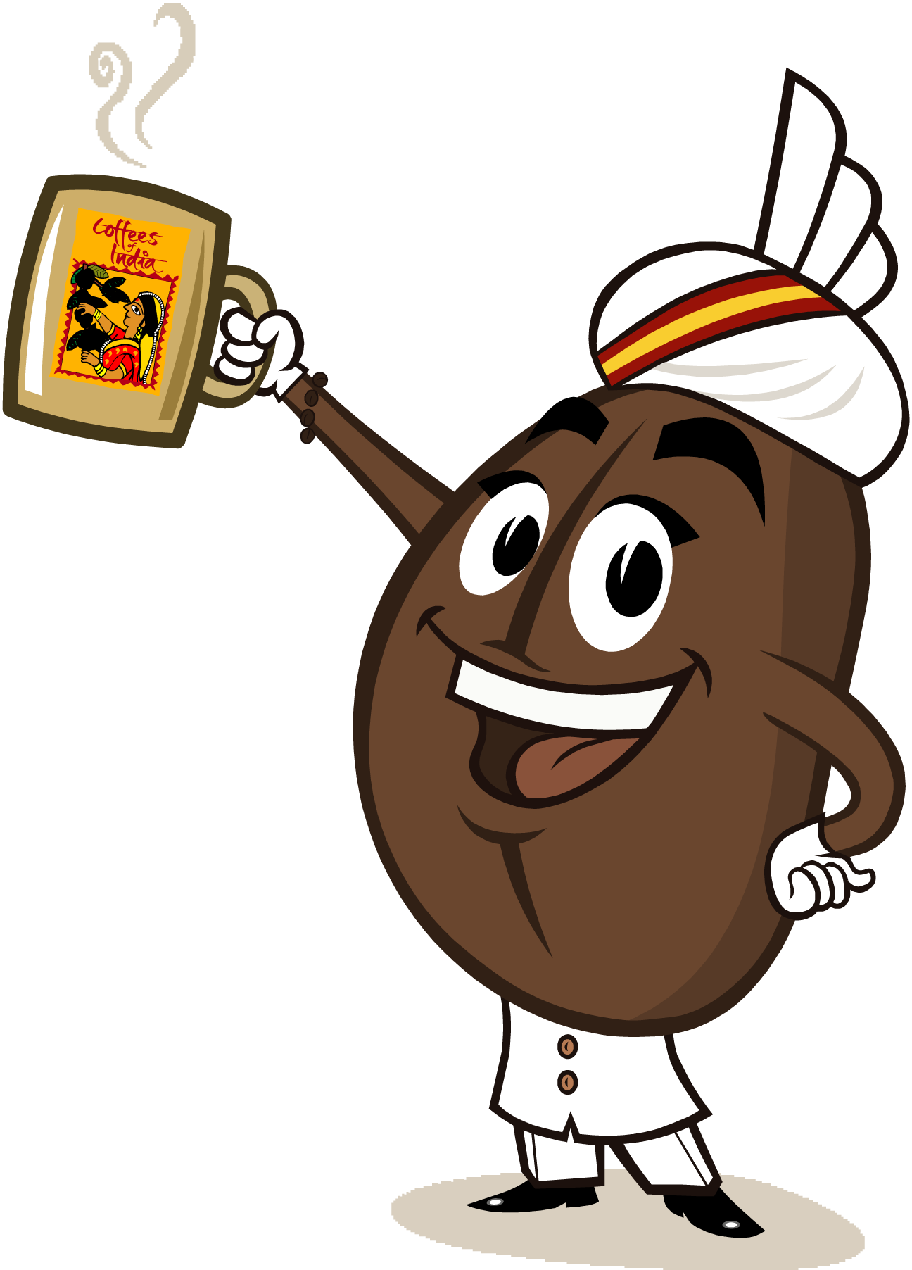 Coffe-Swami---Indian-Coffe-Board-Logo-Vector