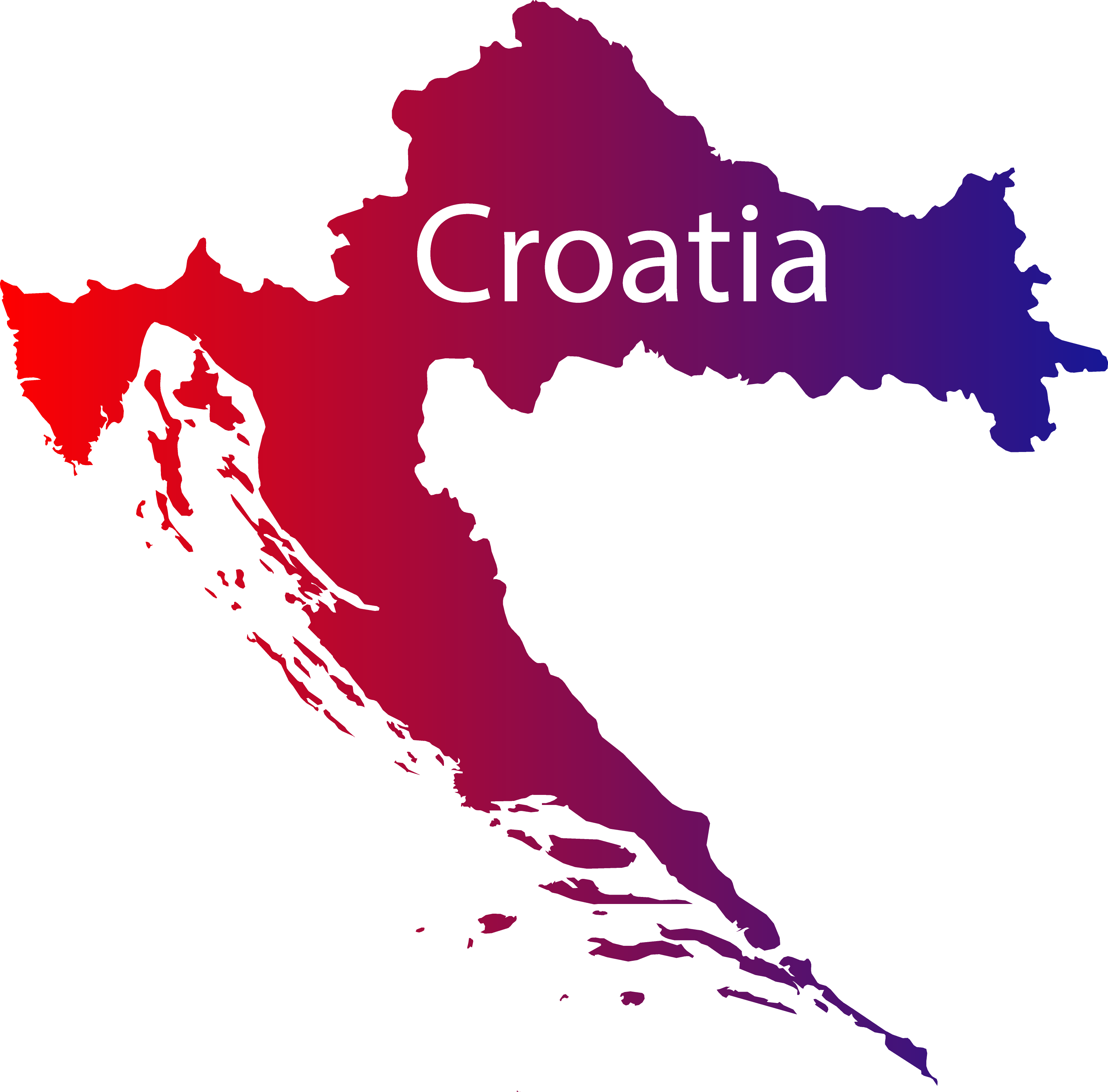 Croatia-Map-Vector