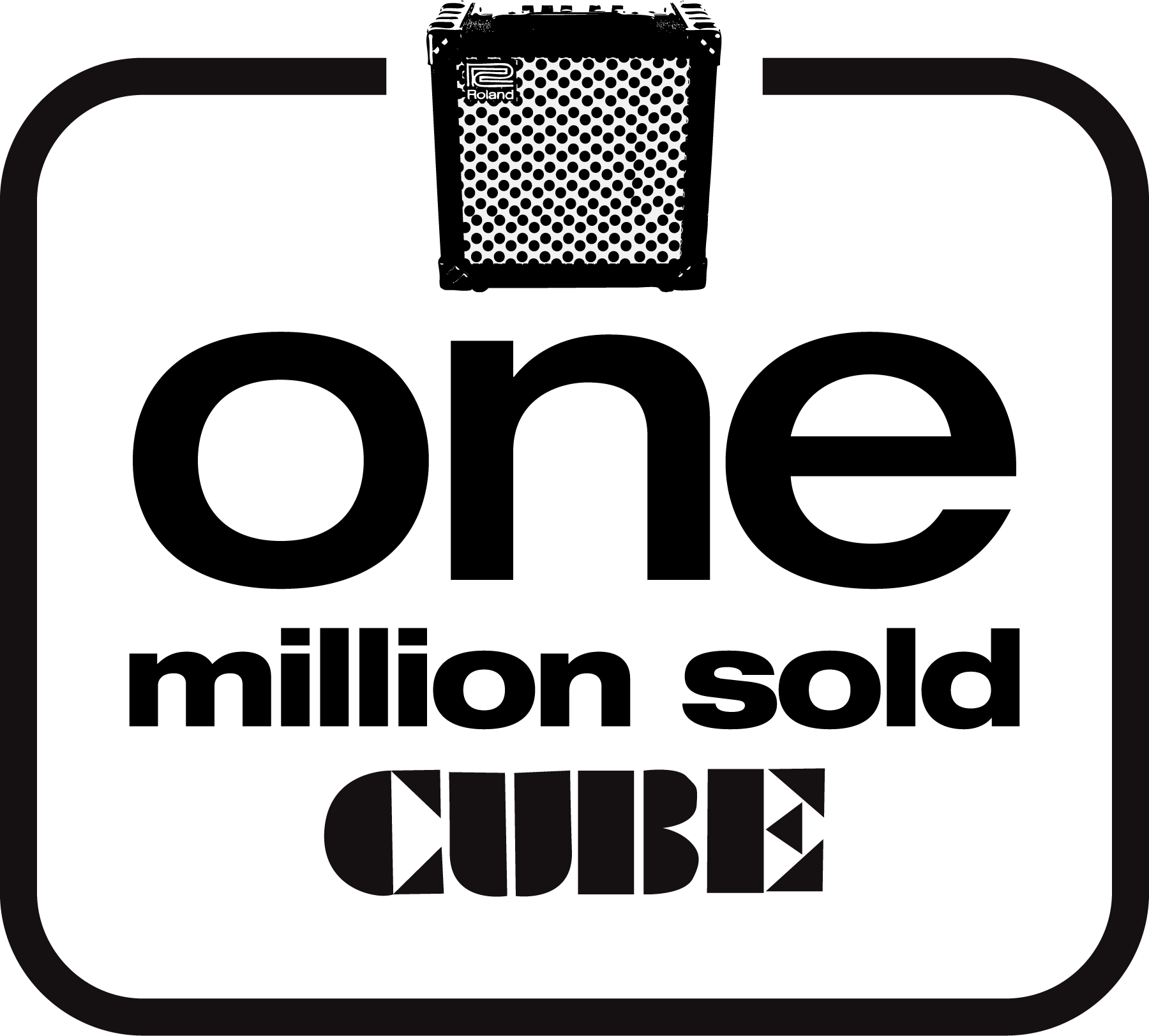Cube-One-Million-Sold-Logo-Vector
