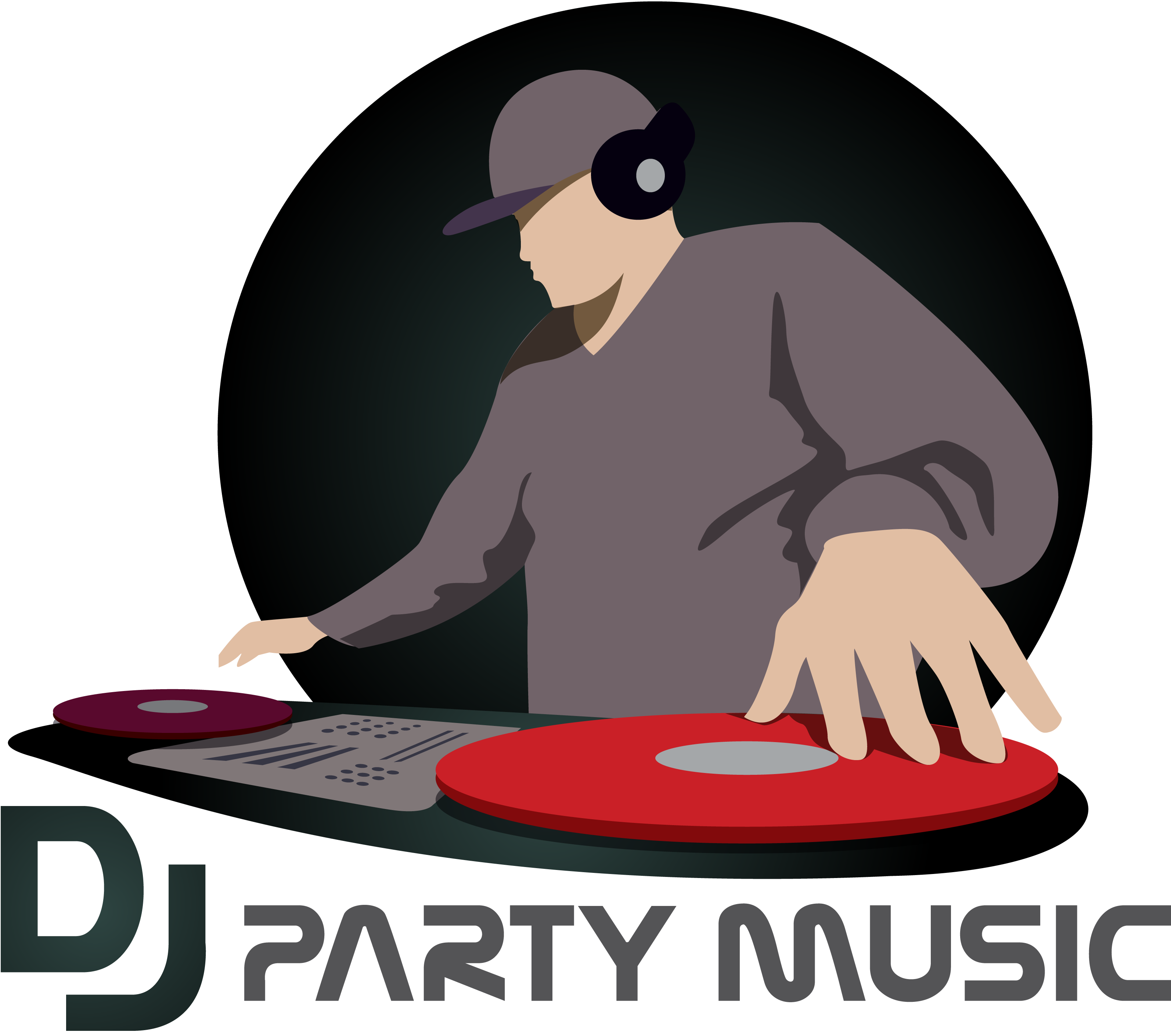 DJ-Party-Logo-Vector