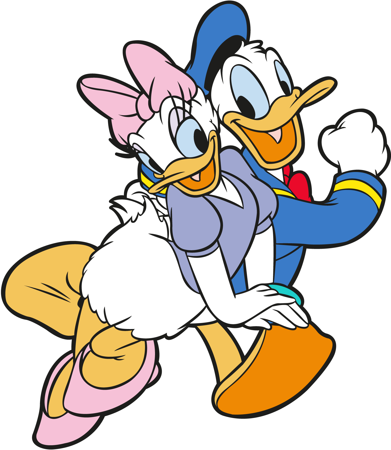 Daisy-And-Donald-Duck-Logo-Vector