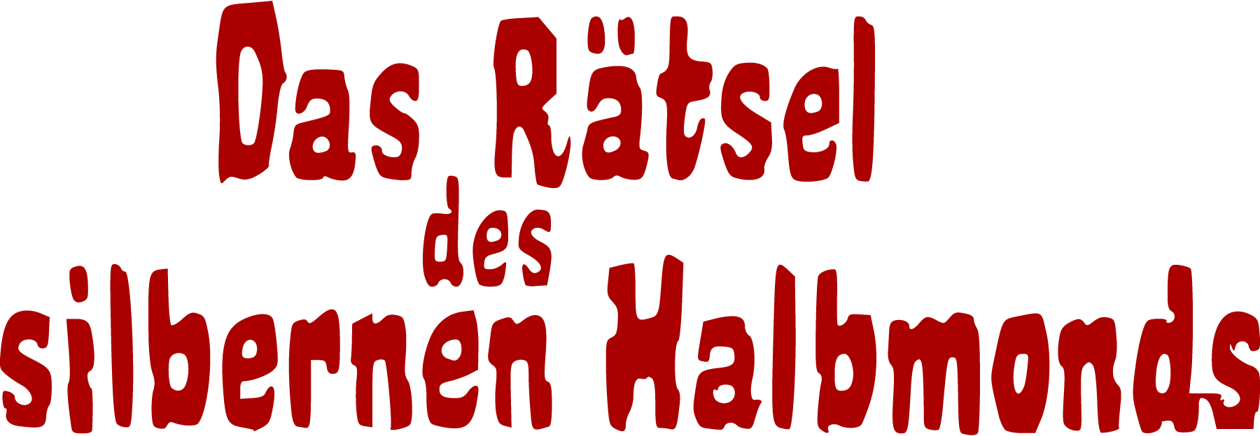Das-Raetsel-des-silbernen-Halbmonds-Logo-Vector