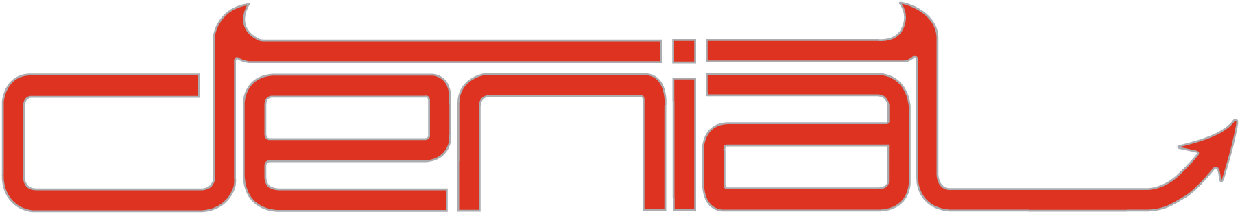 Denial-Clothing-Logo-Vector