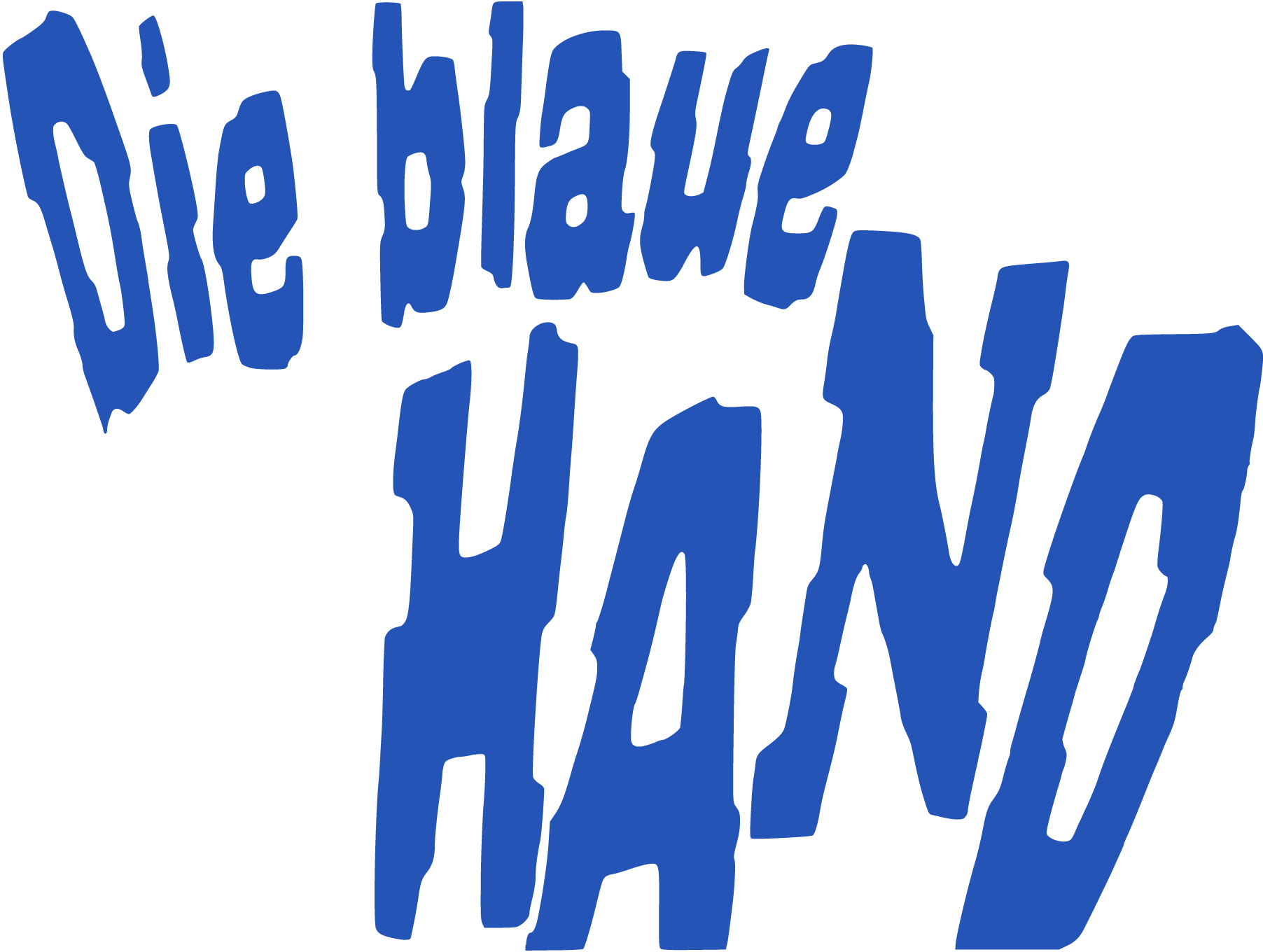 Die-Blaue-Hand-Logo-Vector