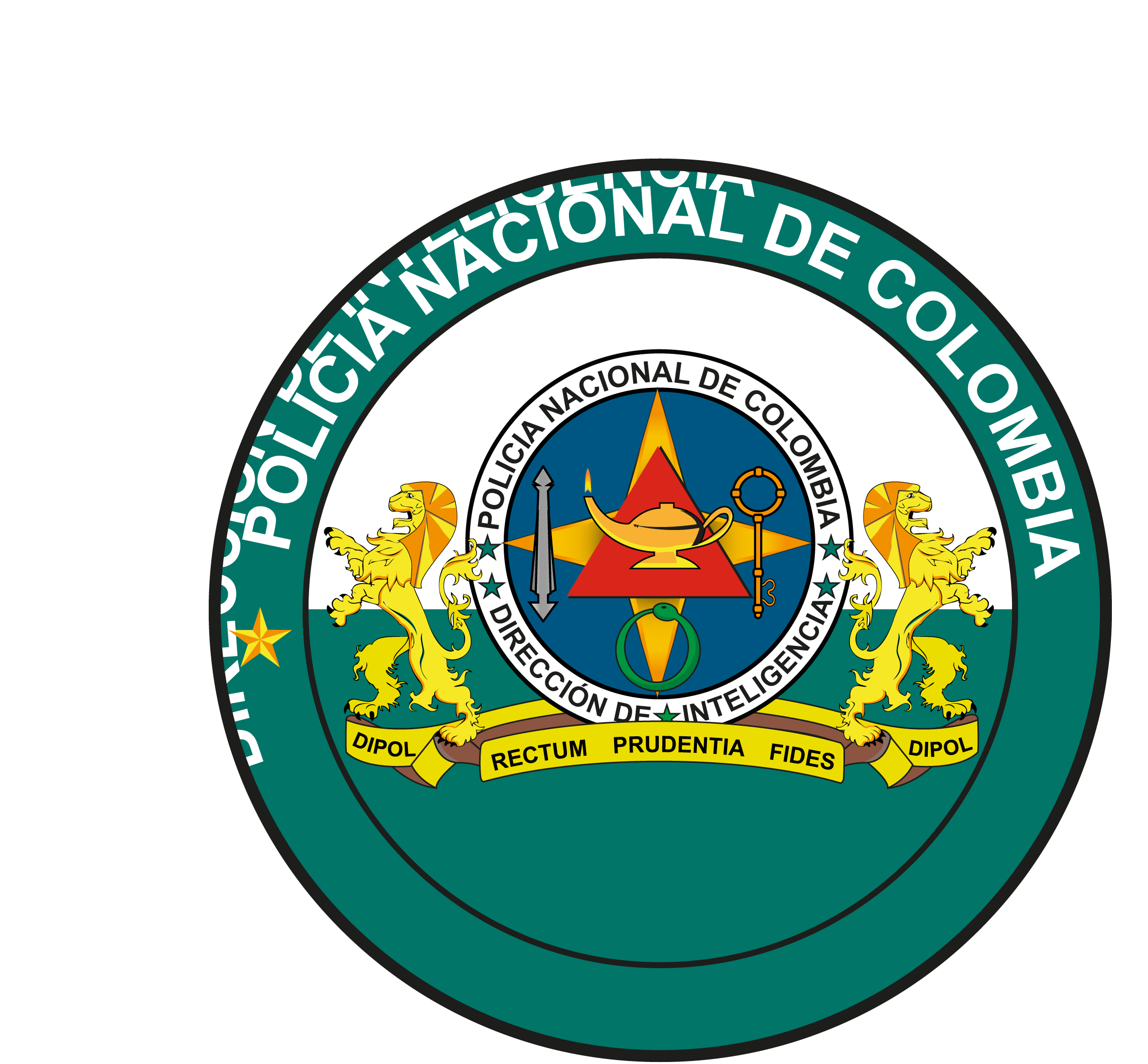Direccion-De-Inteligencia,-Leones,-Dipol,-Lampara,-Logo-Vector