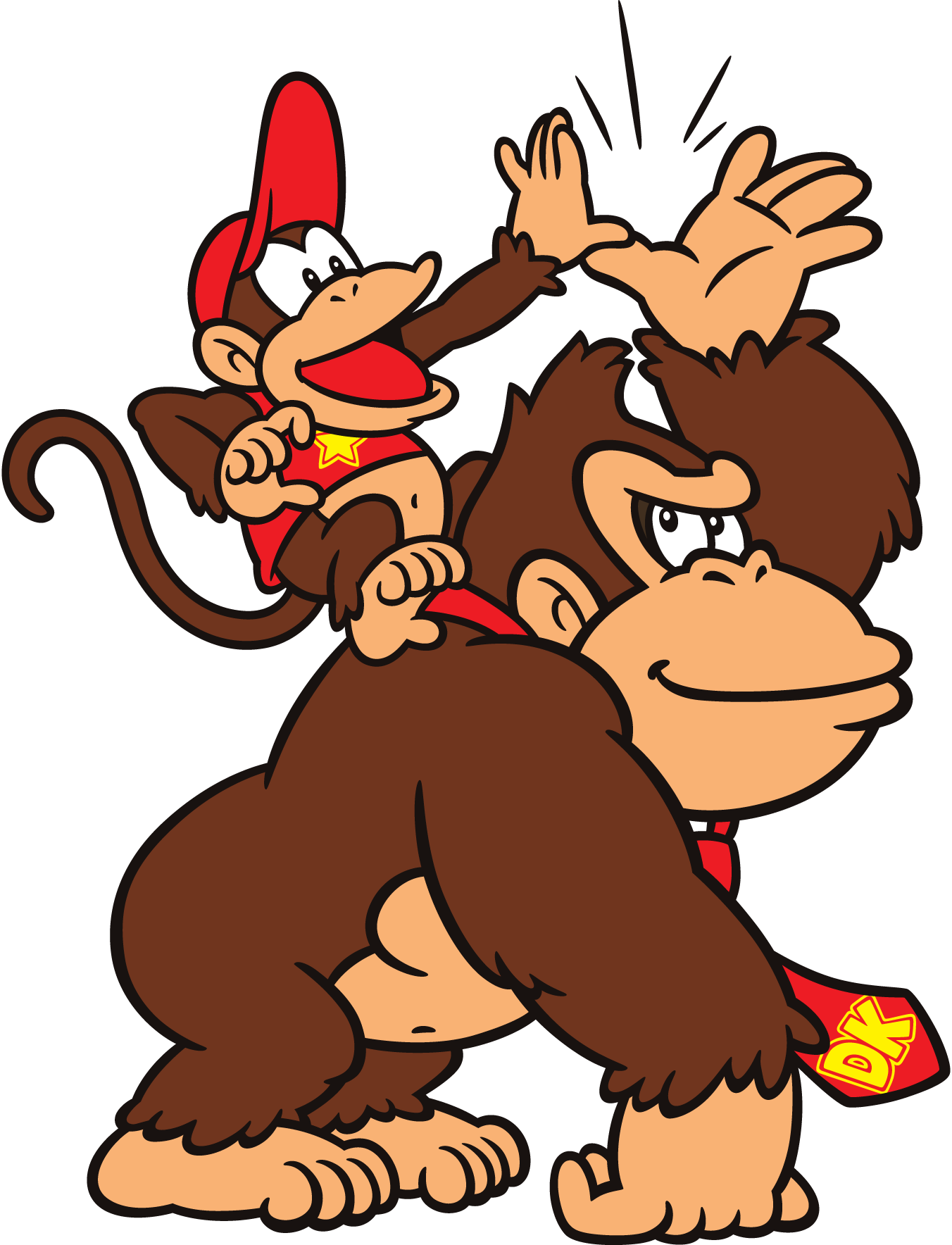 Donkey-Kong-&-didi-Logo-Vector