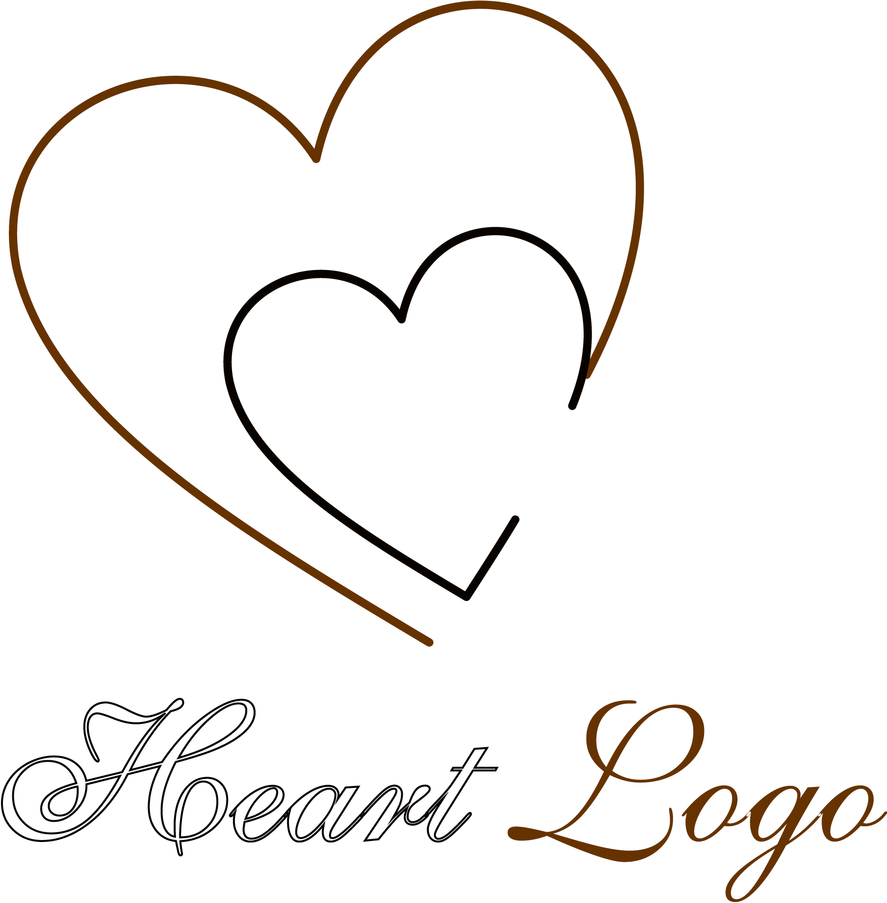 Double-Hearten-Entertainment--black-Logo-Vector