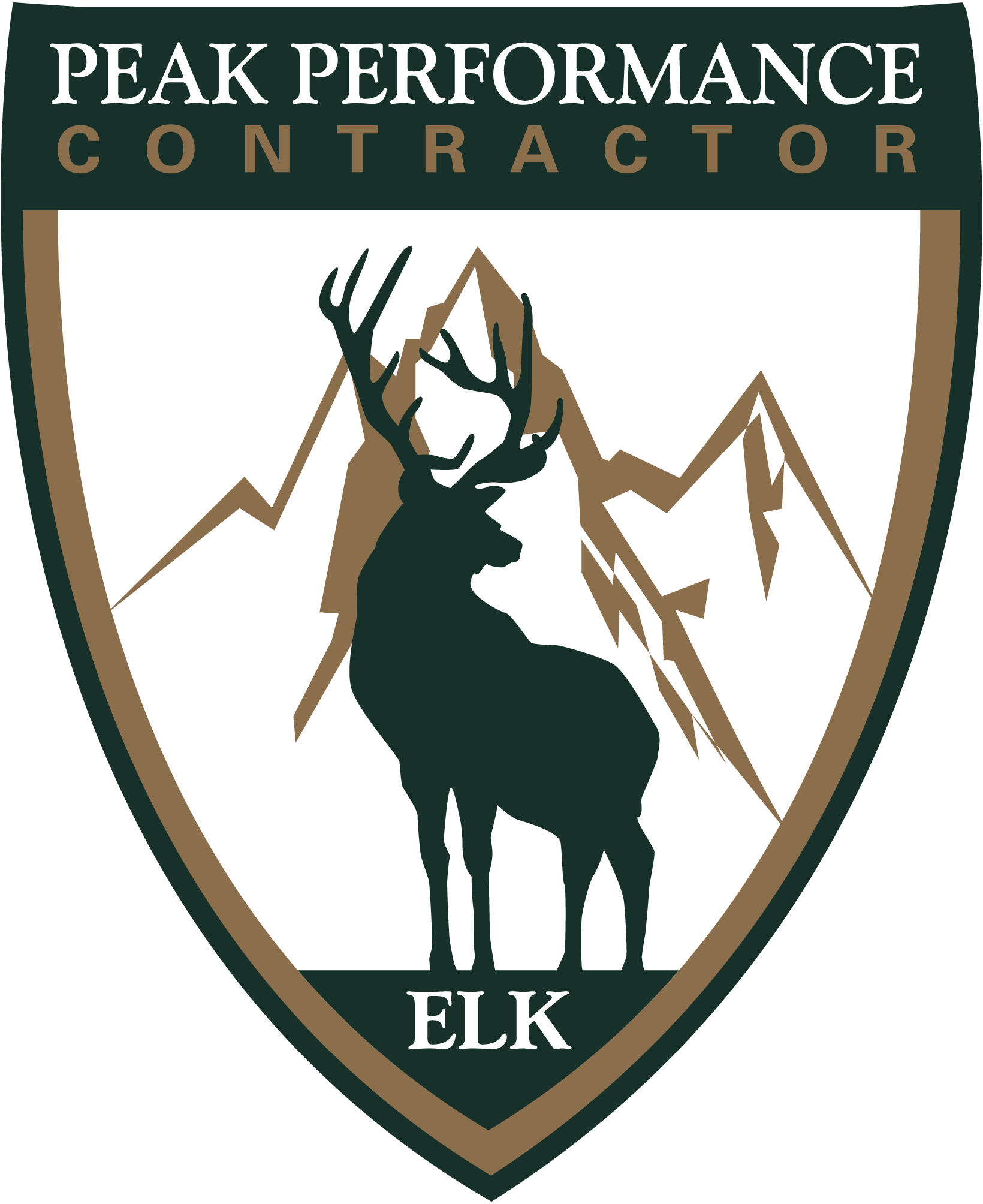 Elk-Peak-Performance-Contractor-Logo-Vector