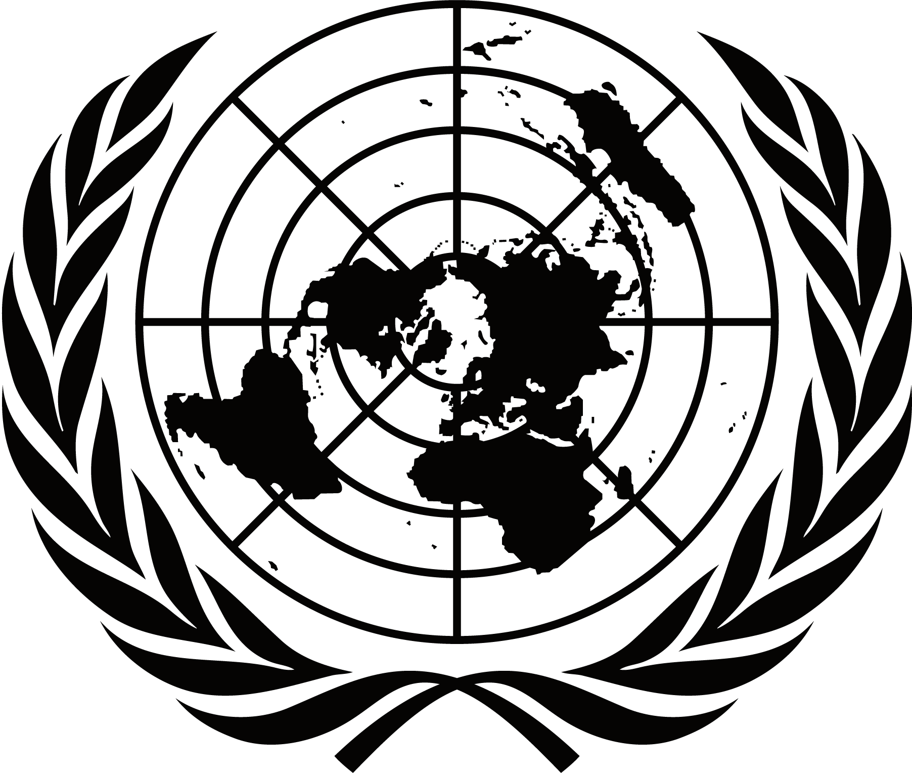Emblem-of-the-United-Nations-UN-black-Logo-Vector