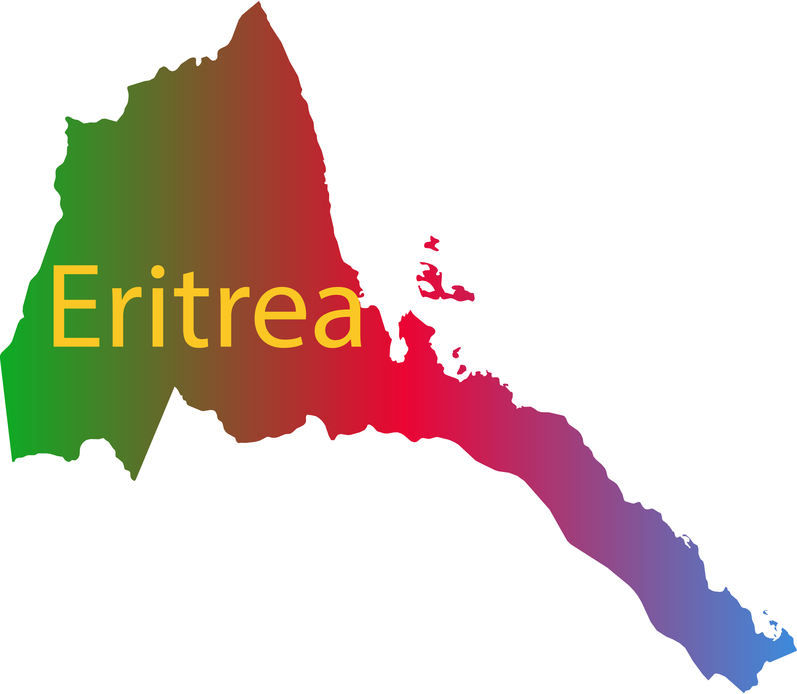 Eritrea-Map-Vector